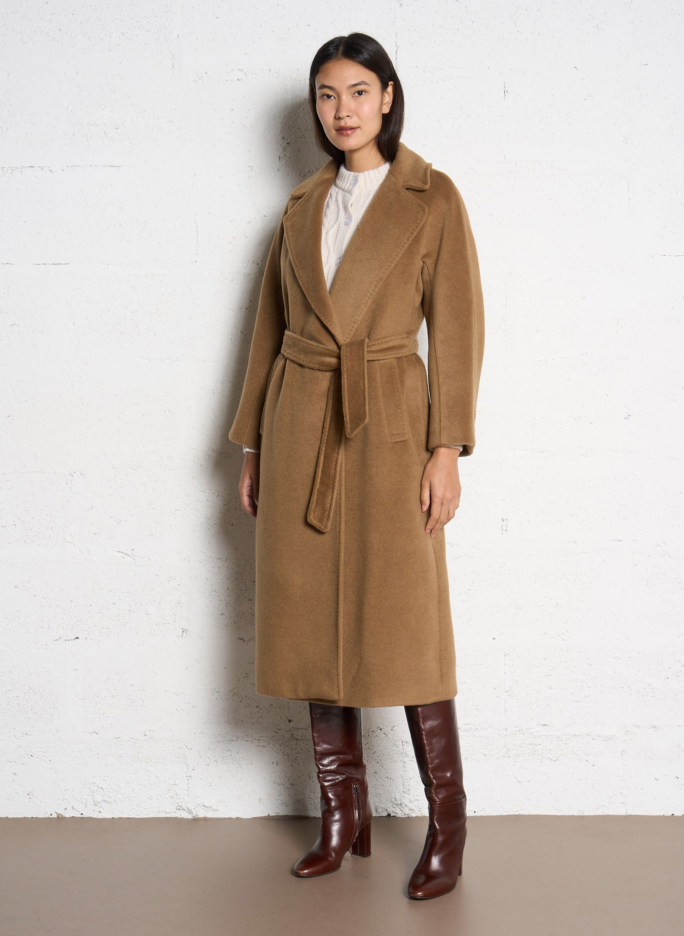 Short wool skirt MAX MARA WEEK END Brown