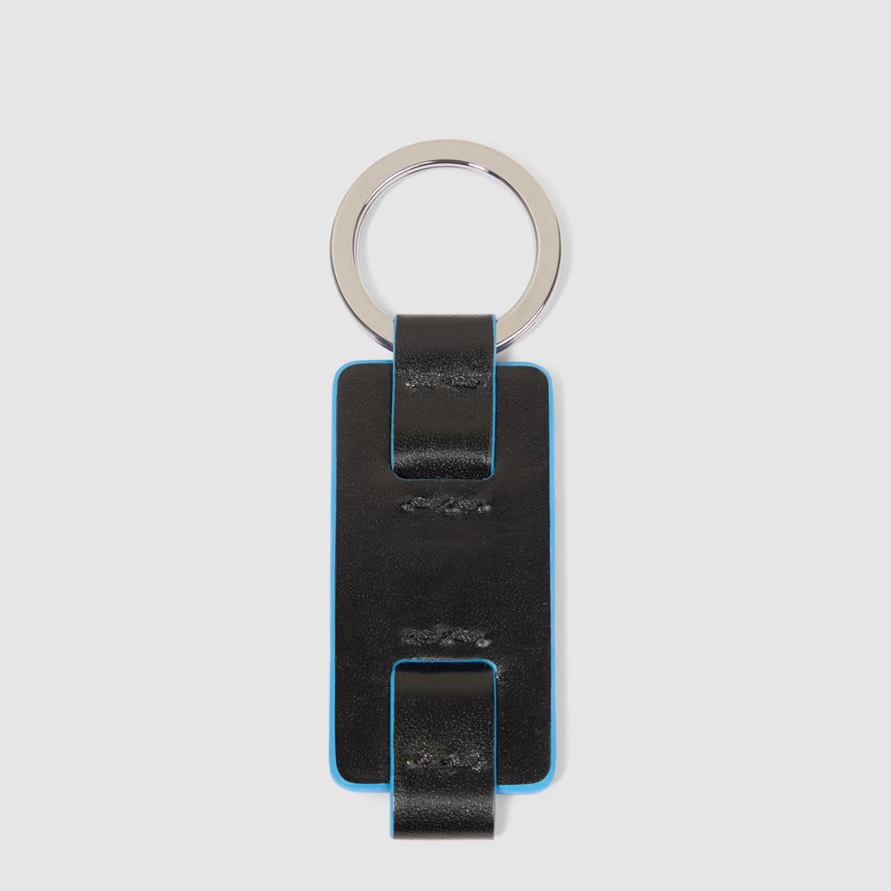 Asia leather keyring PIQUADRO Black