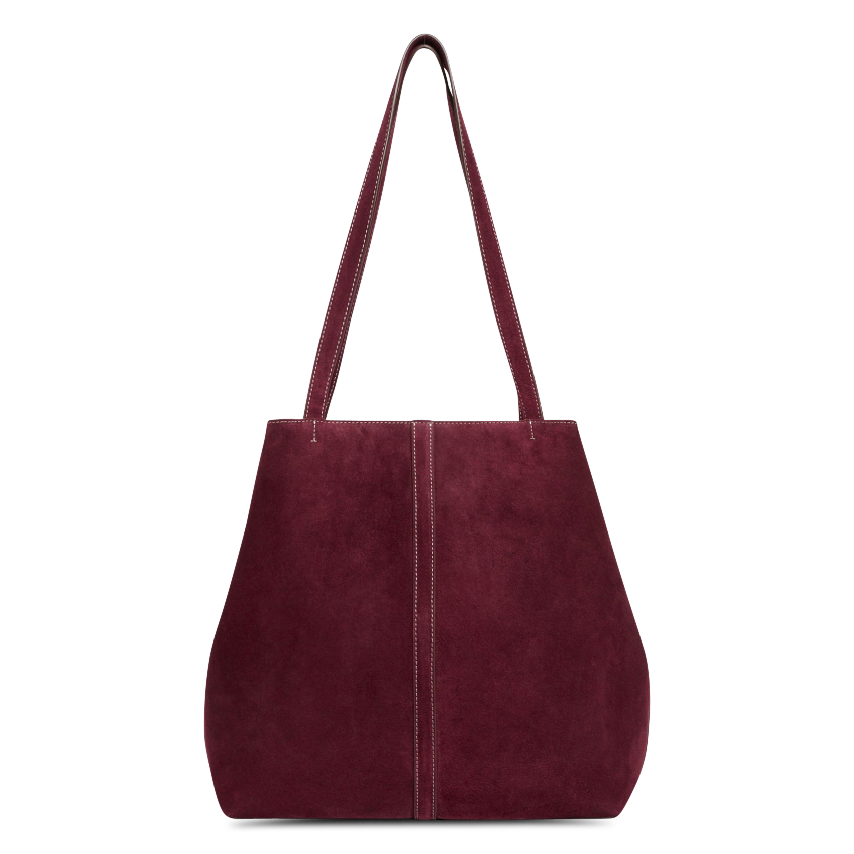 Suede tote bag VANESSA BRUNO Pink