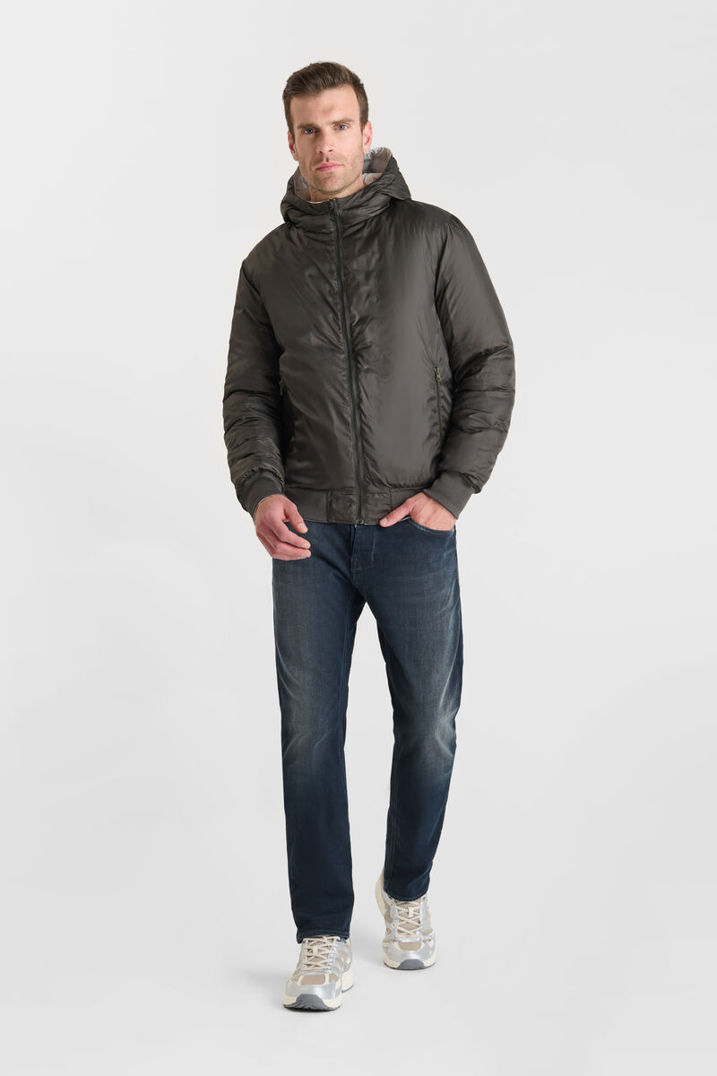 Brookvale Hoody padded jacket LE TEMPS DES CERISES Grey