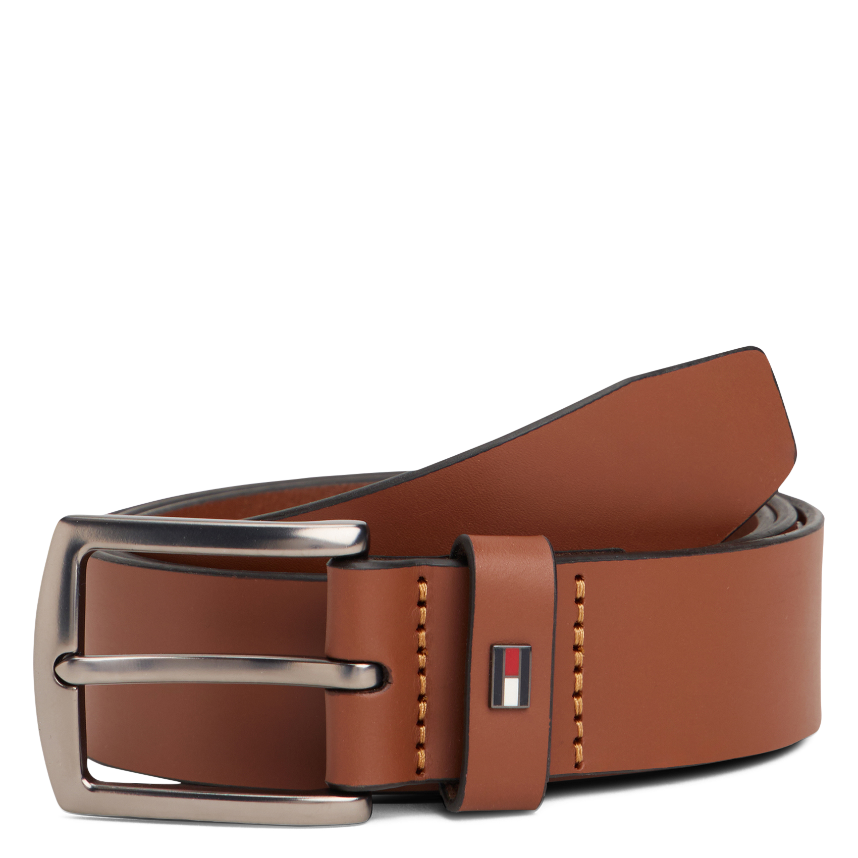 Plain leather belt with buckle TOMMY HILFIGER