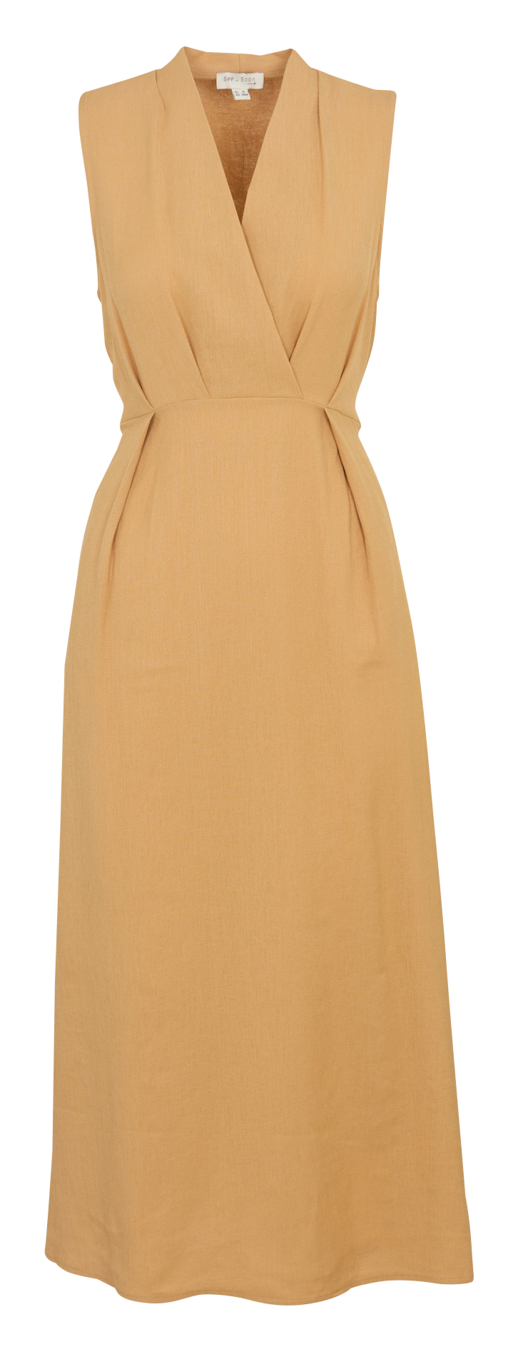 <p>Midi dress with belt detail</p> SEE U SOON Yellow