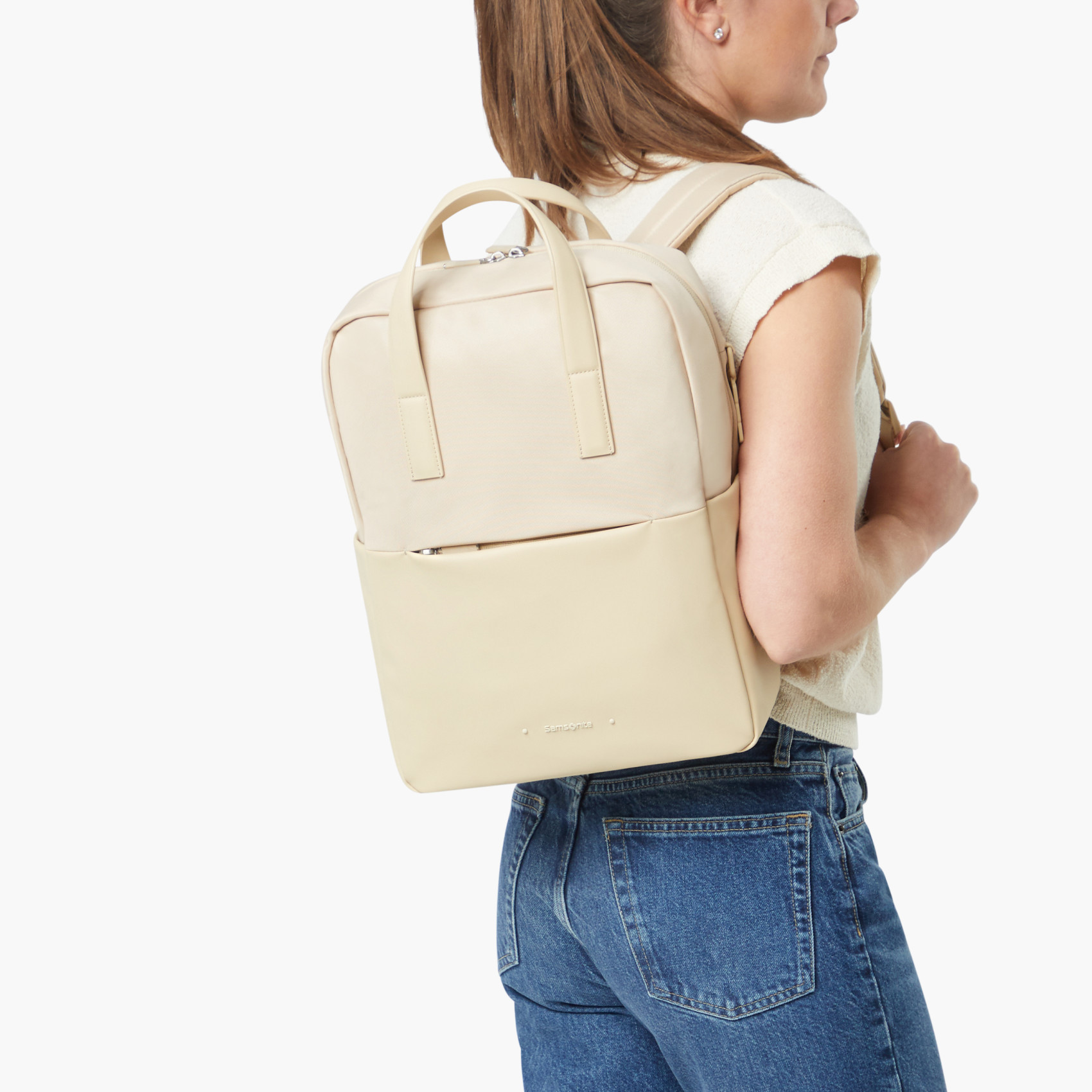 4-pack laptop bag Beige