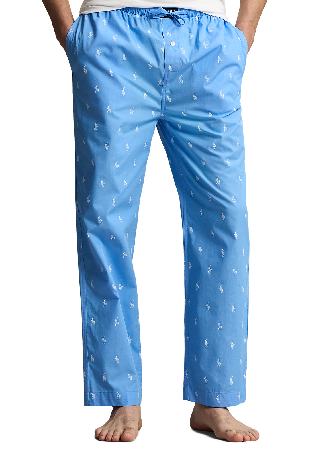 Pyjamabroek met monogrammen van katoen POLO RALPH LAUREN Veelkleurig