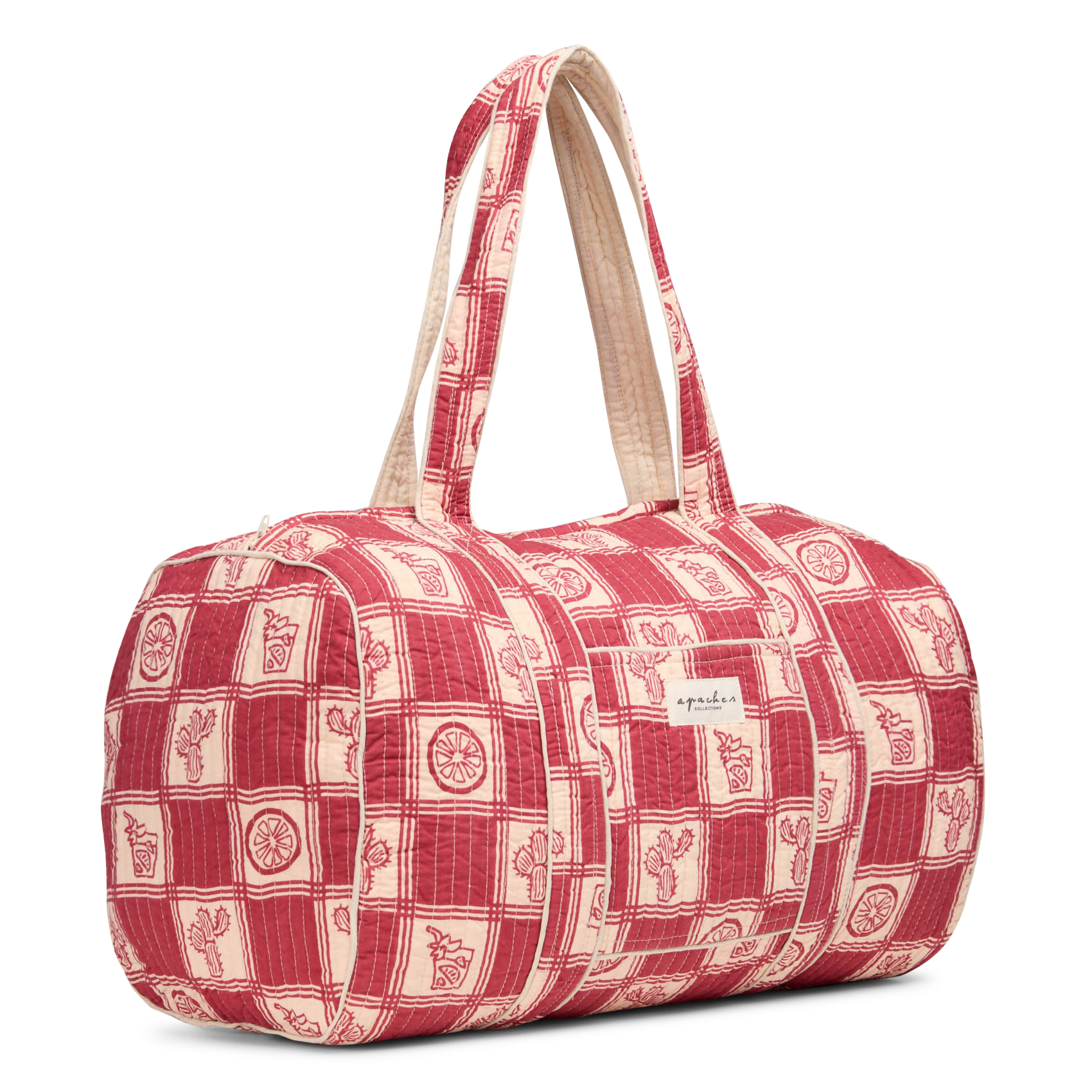 Cotton diaper bag APACHES COLLECTIONS Red