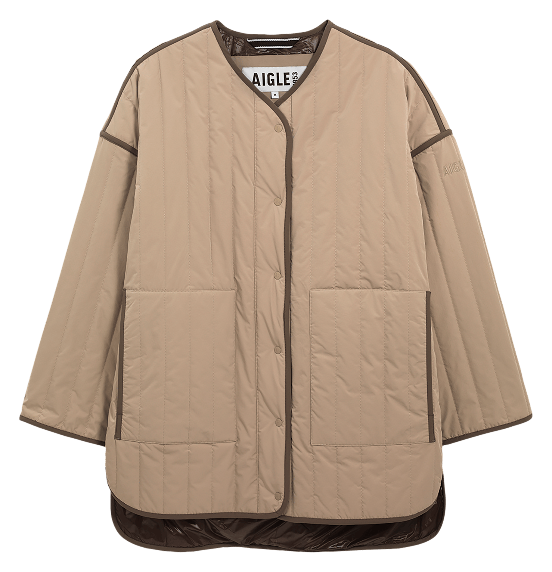 Weite Steppjacke AIGLE Beige