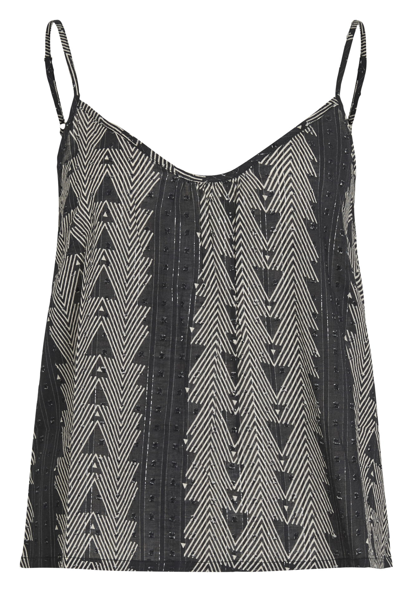 Wijd short met print VILA Zwart