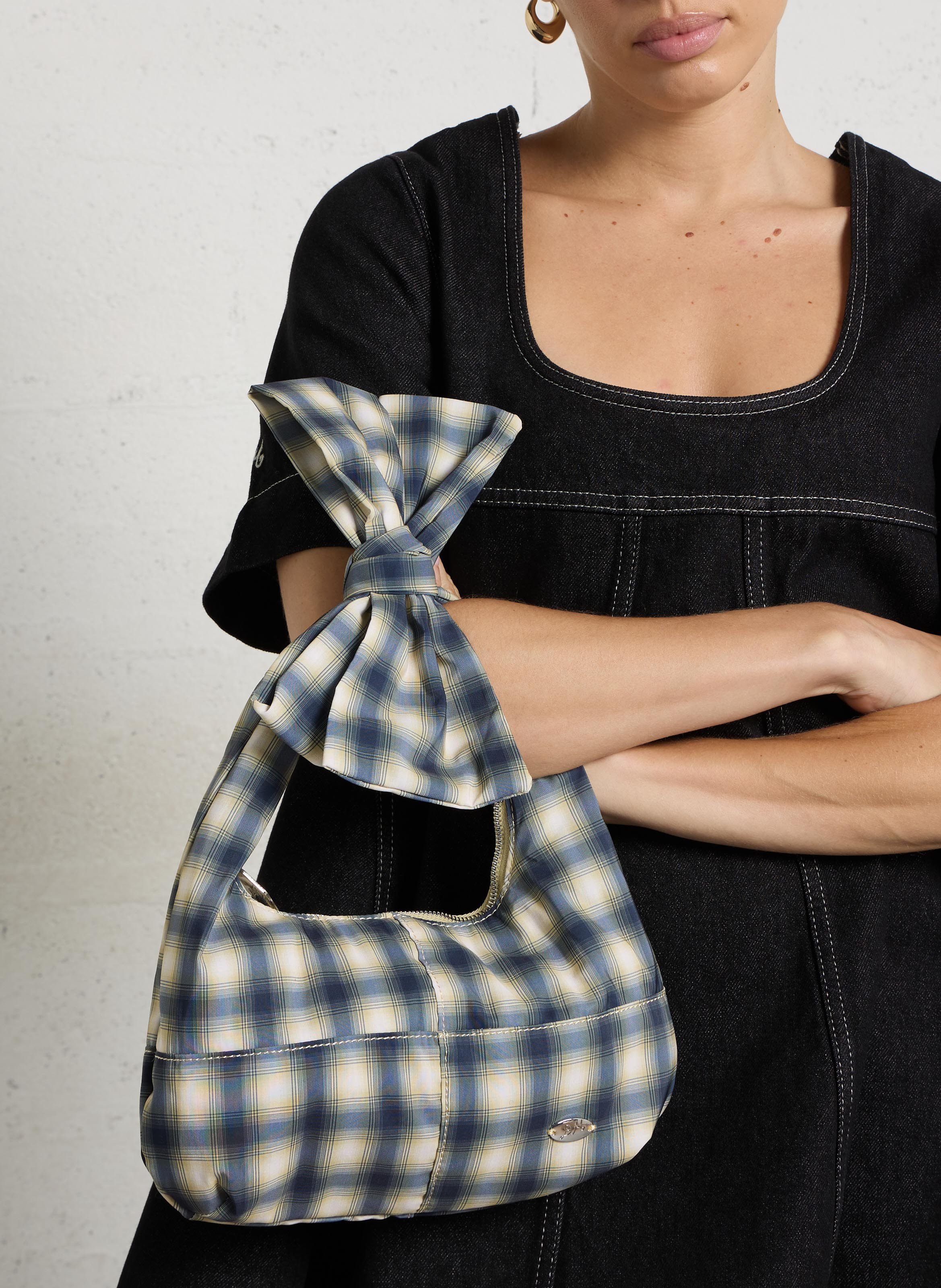 Sac porte épaule à carreaux  DAMSON MADDER Multicolore