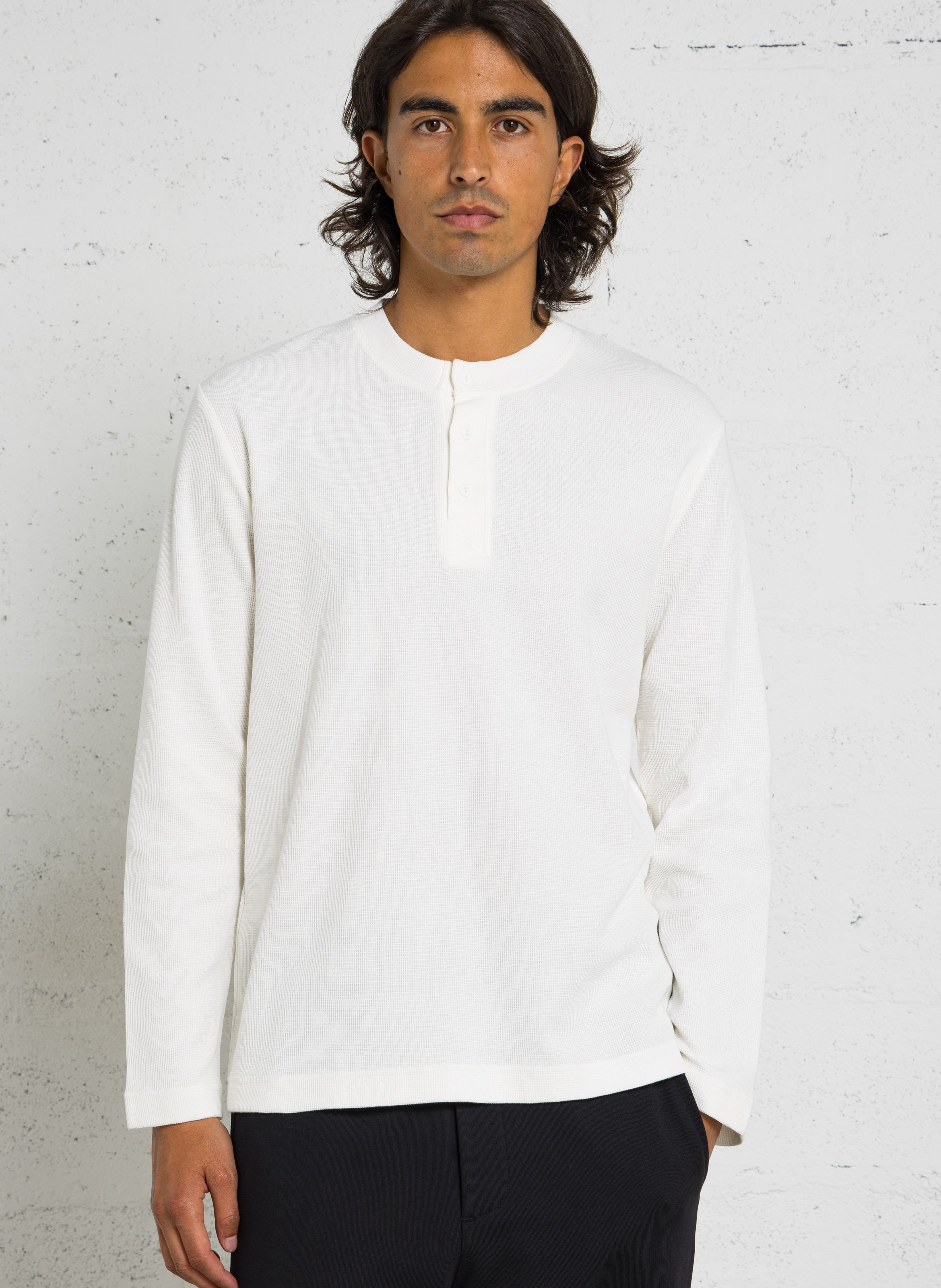 Pull col rond en coton AU PRINTEMPS PARIS