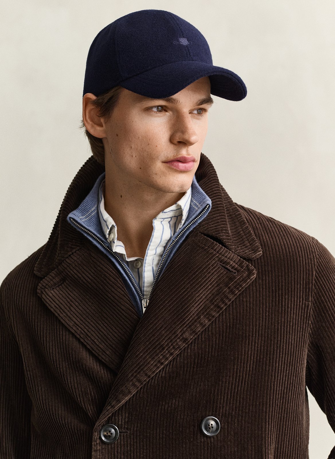 Casquette en laine mélangée GANT Bleu