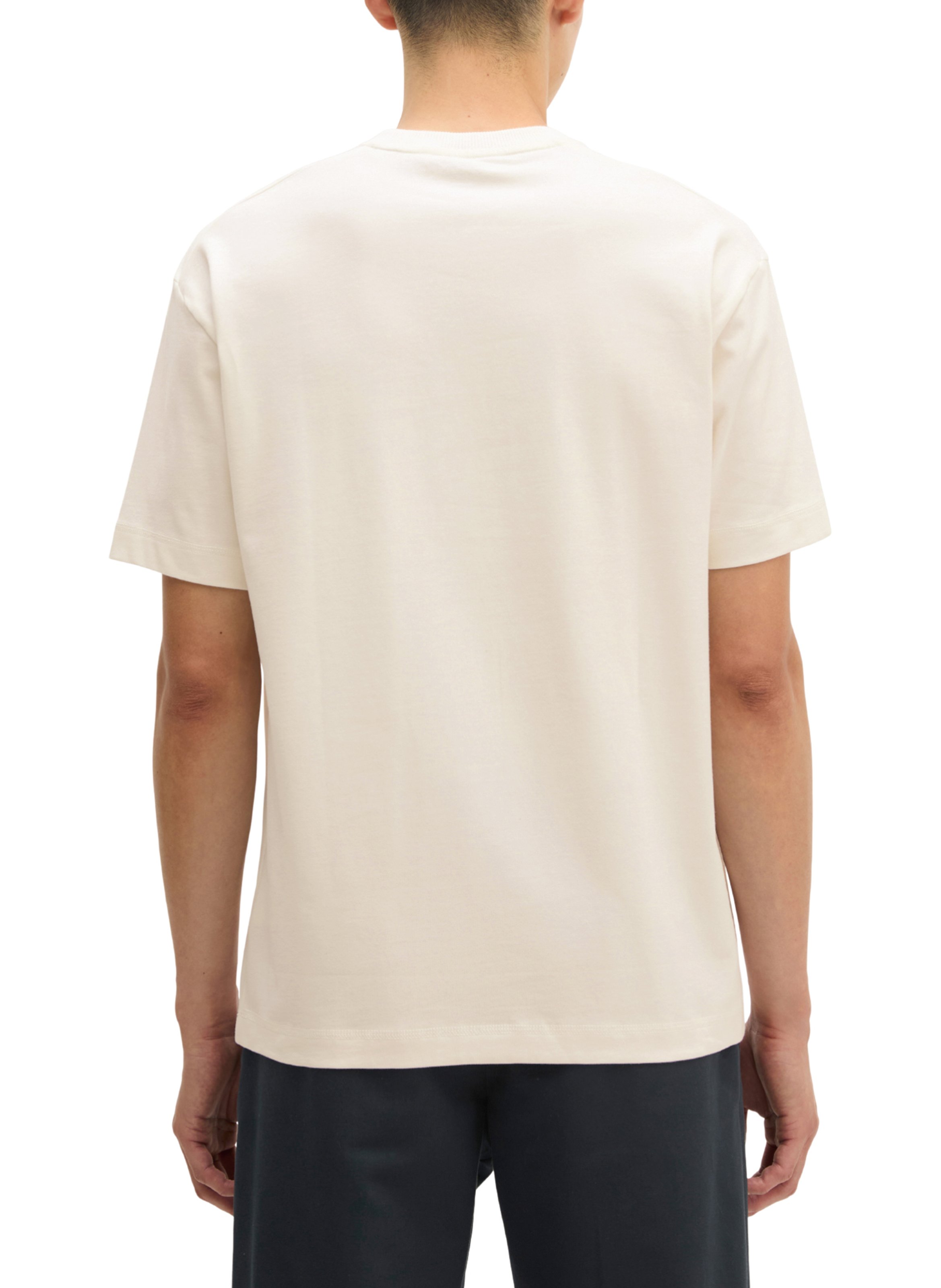 Round-neck cotton T-shirt MARC O'POLO White