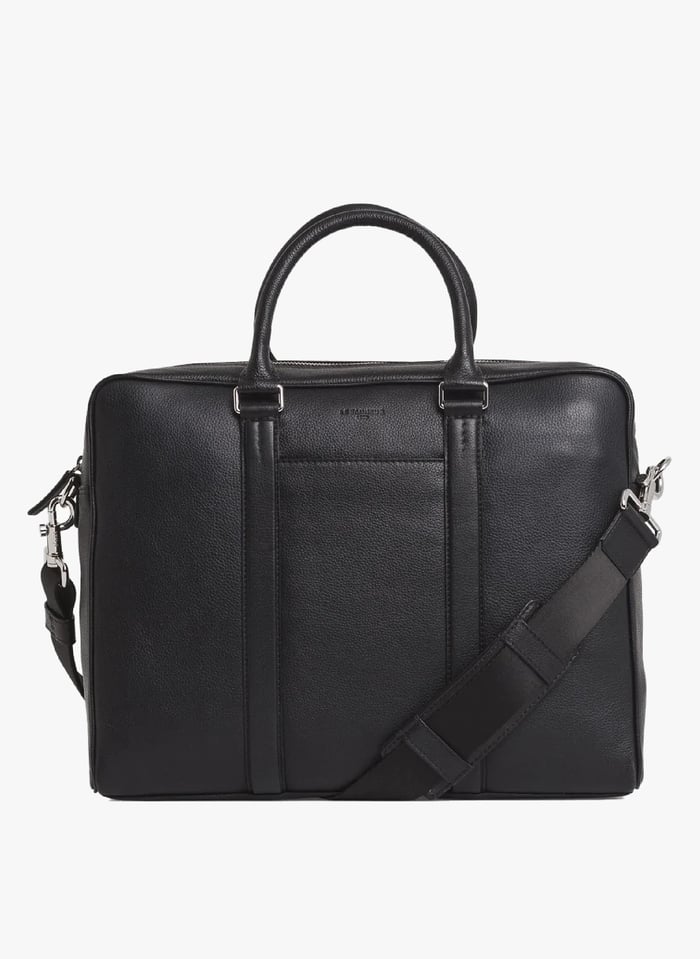 Porte Documents En Cuir Charles Noir Le Tanneur Homme Place