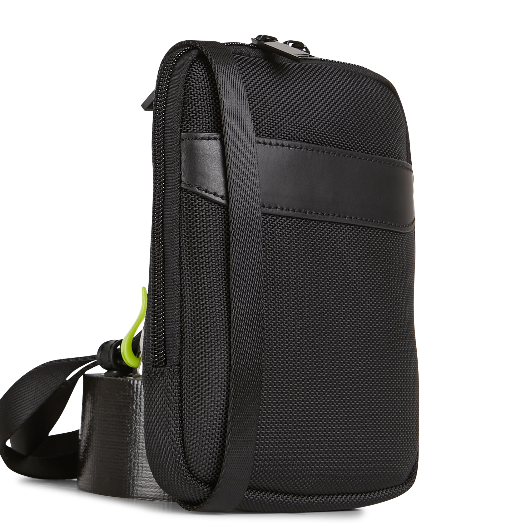 Strukturierte Umhängetasche SAISON 1865 Schwarz