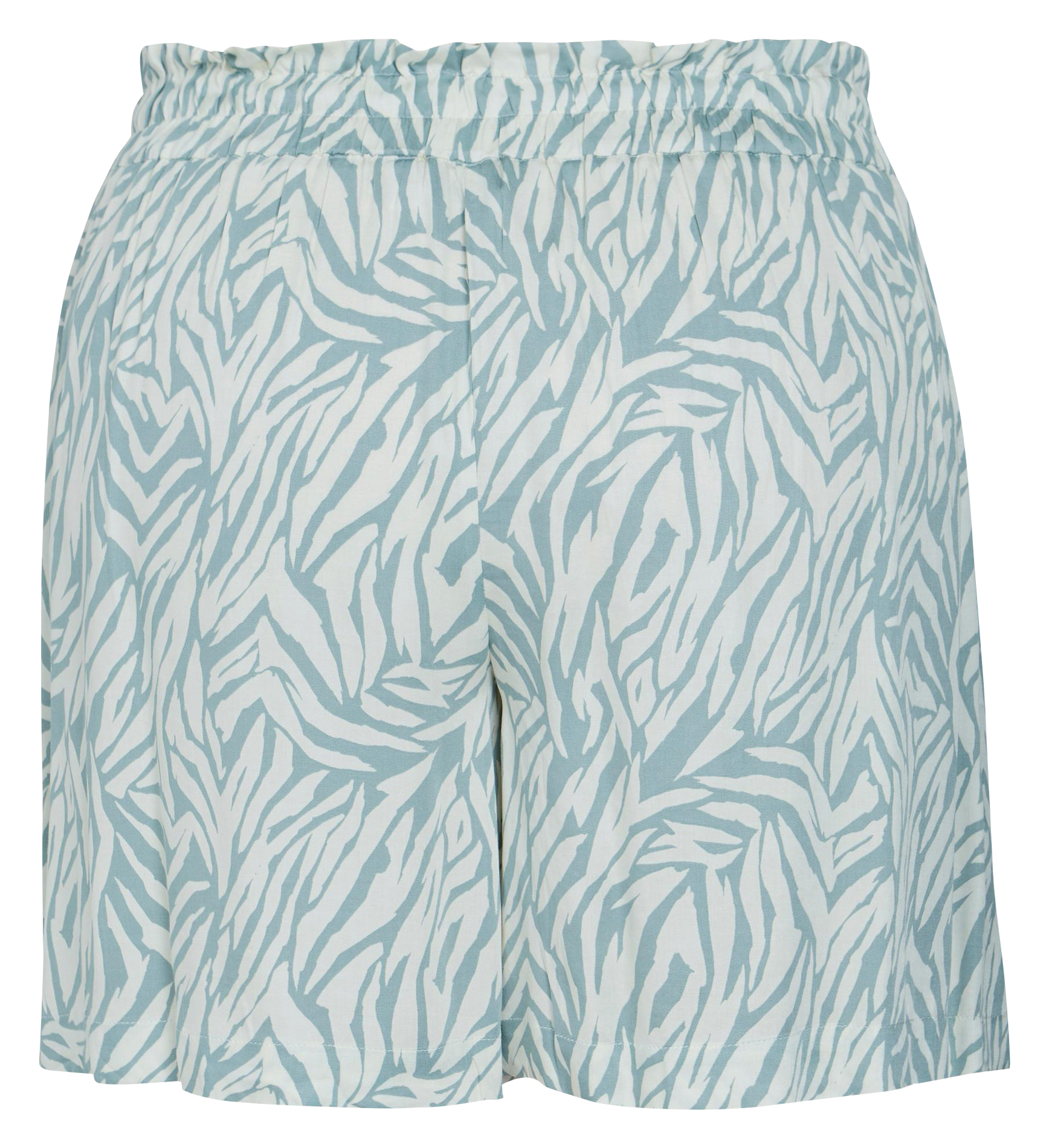 Jupe courte portefeuille imprimée  EVOKED Bleu