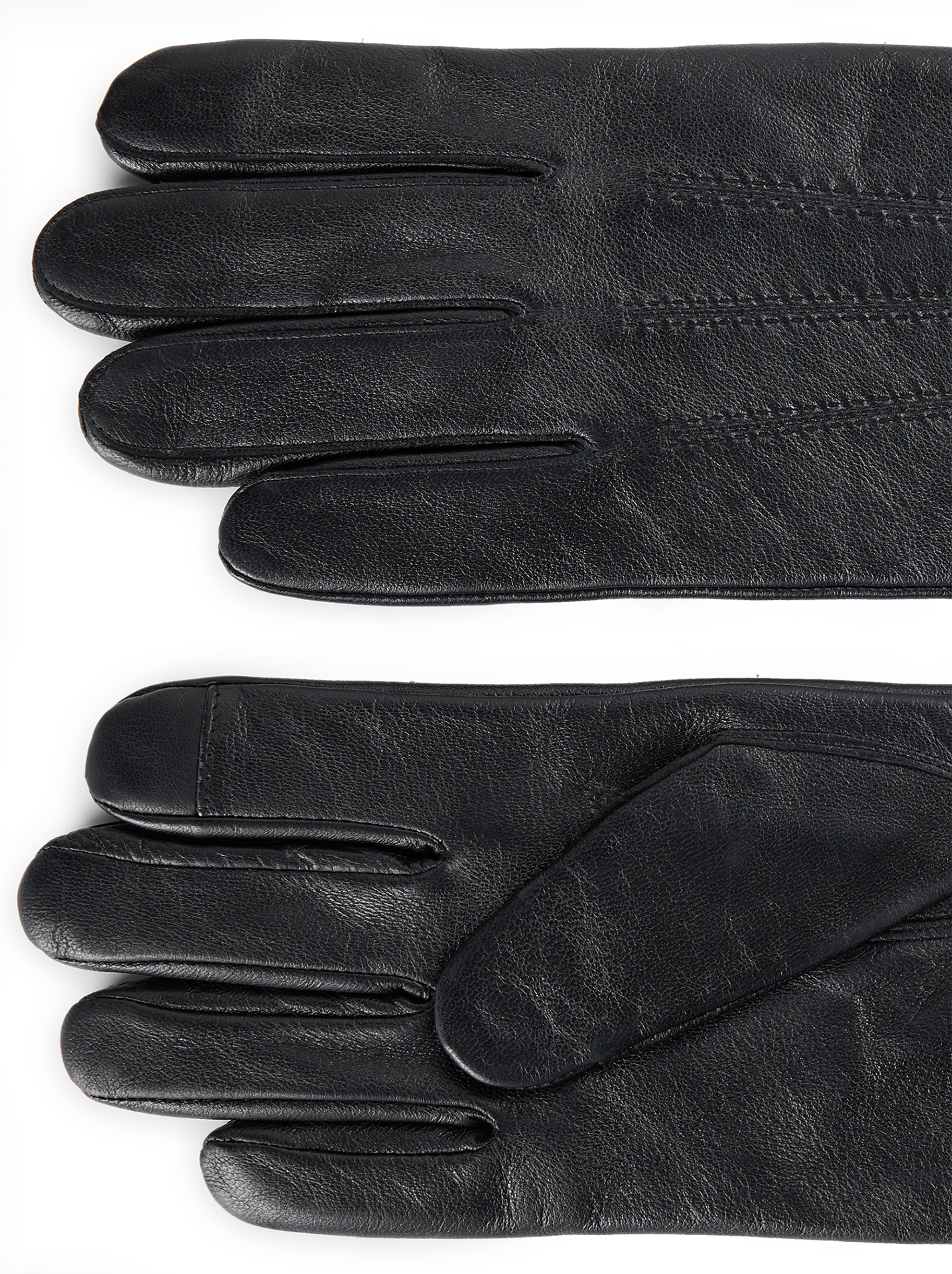 Gants en cuir BOSS Black