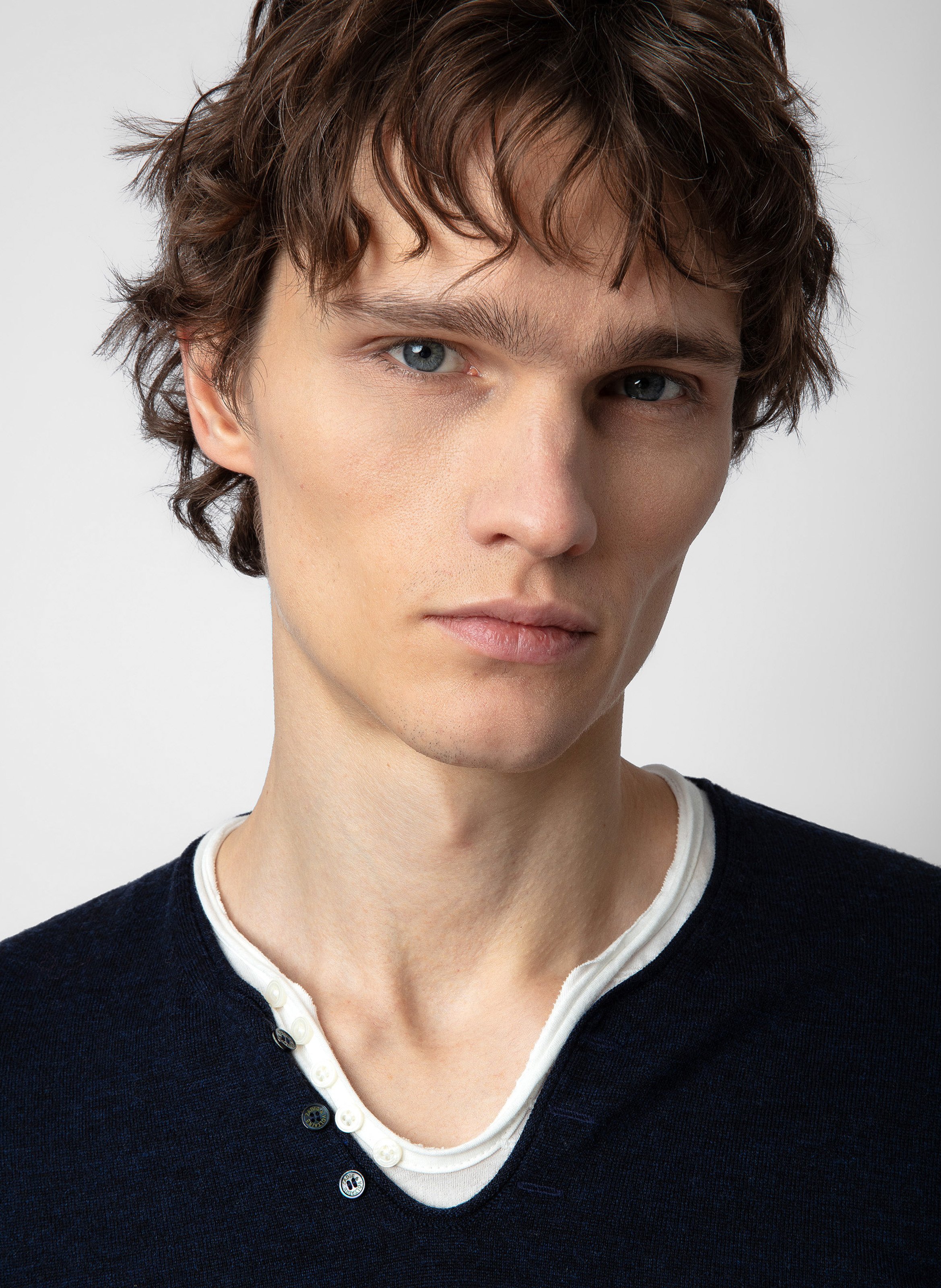 Pull en laine mérinos ZADIG&amp;VOLTAIRE Bleu