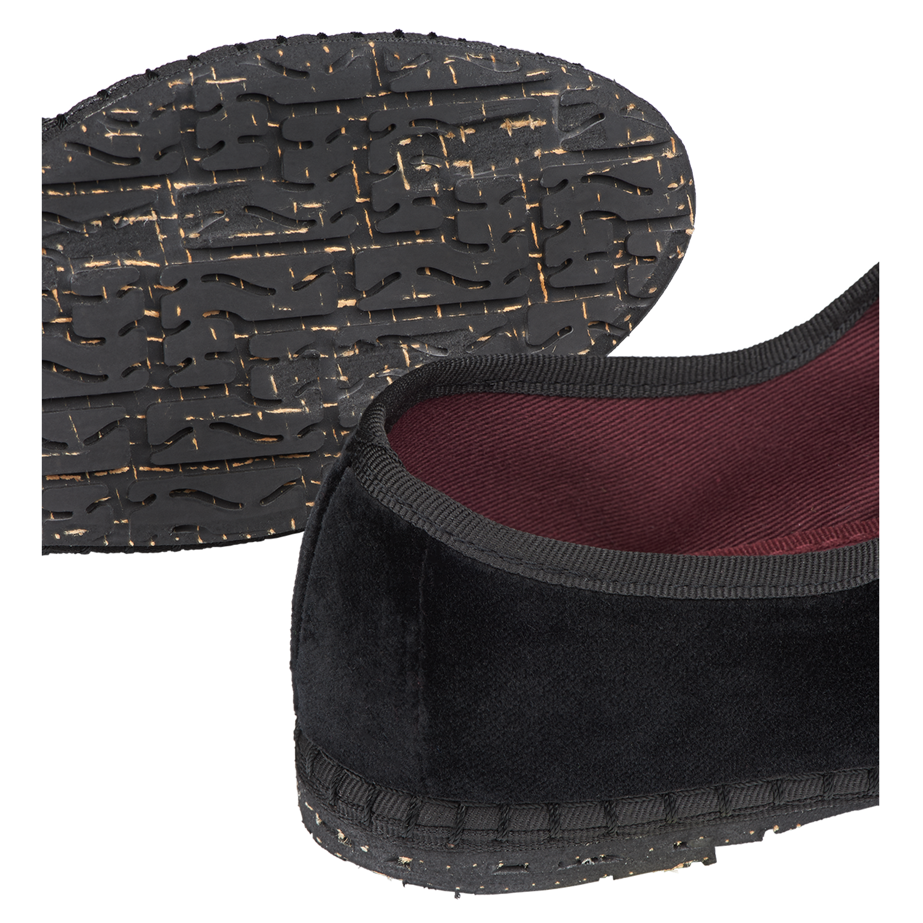Espadrilles en velours FLABELUS Noir