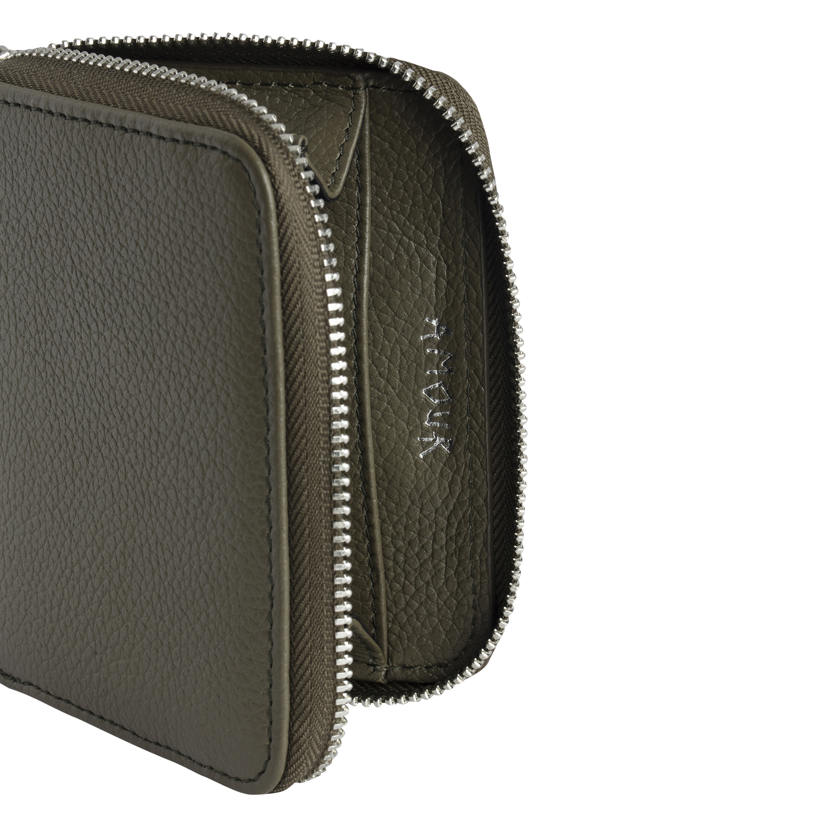 Portefeuille en cuir ZADIG&VOLTAIRE Vert