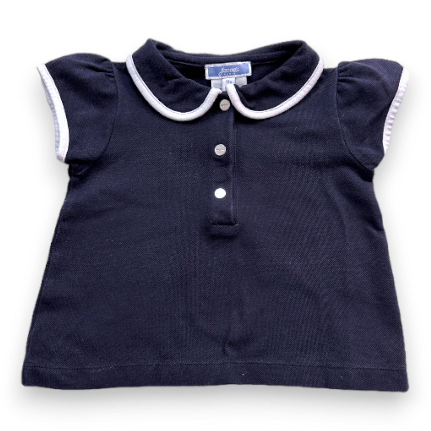 Blue baby polo - 18 months JACADI - Seconde Main Blue