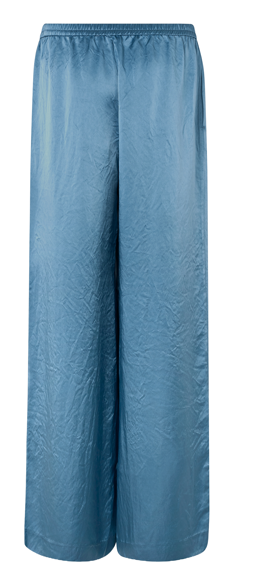 Pantalon large taille mi-haute SAMSOE SAMSOE Bleu