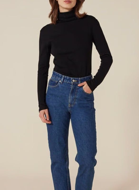 Tee-shirt col roulé en coton PETIT BATEAU