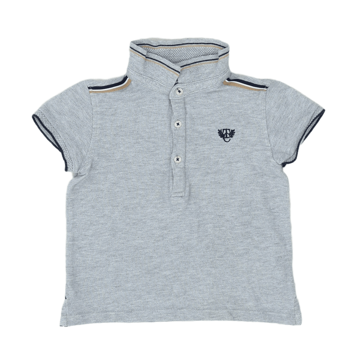Grey baby polo - 24 months TARTINE ET CHOCOLAT - seconde-main Grey
