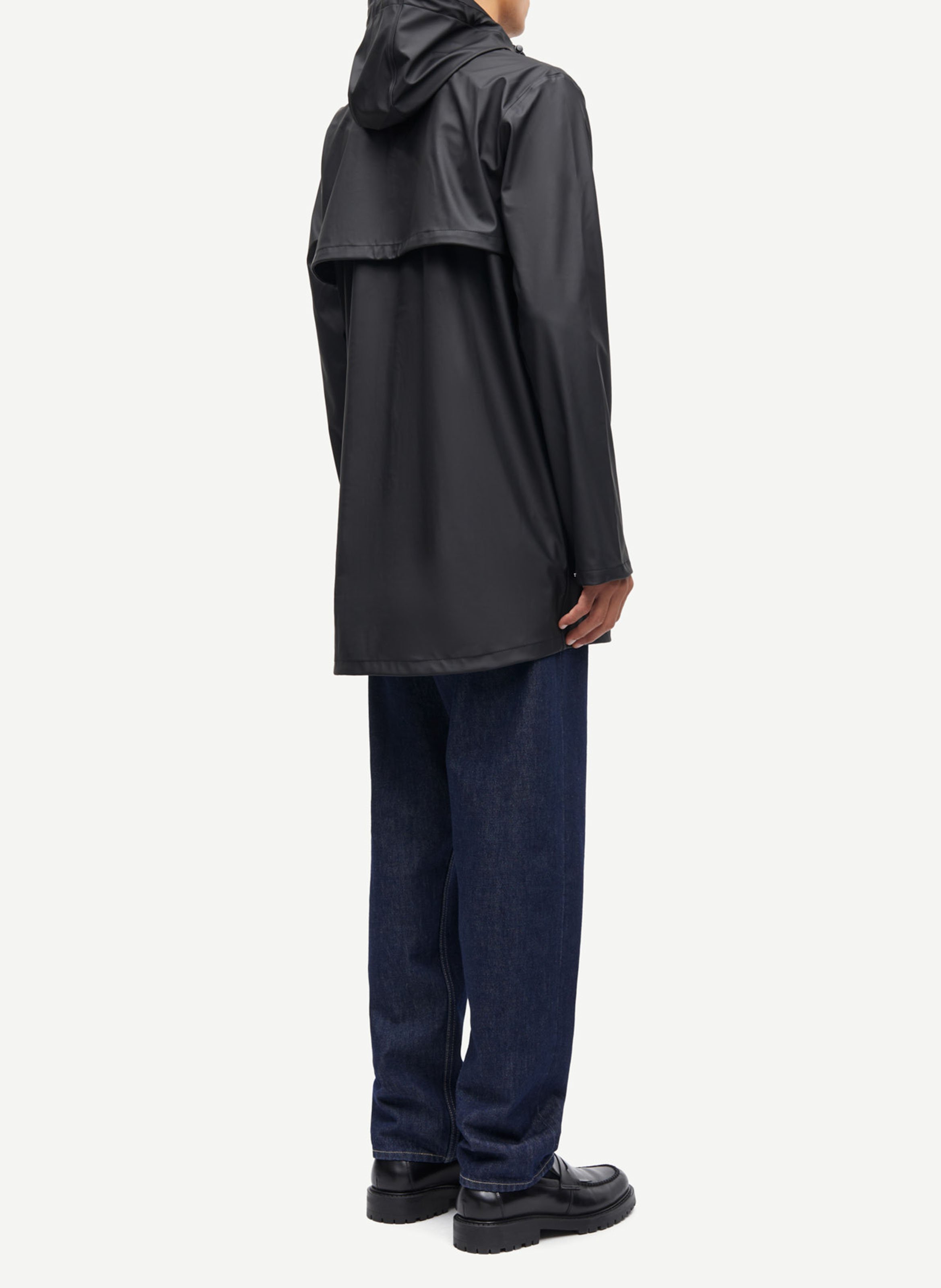 Imperméable col montant SAMSOE SAMSOE Noir