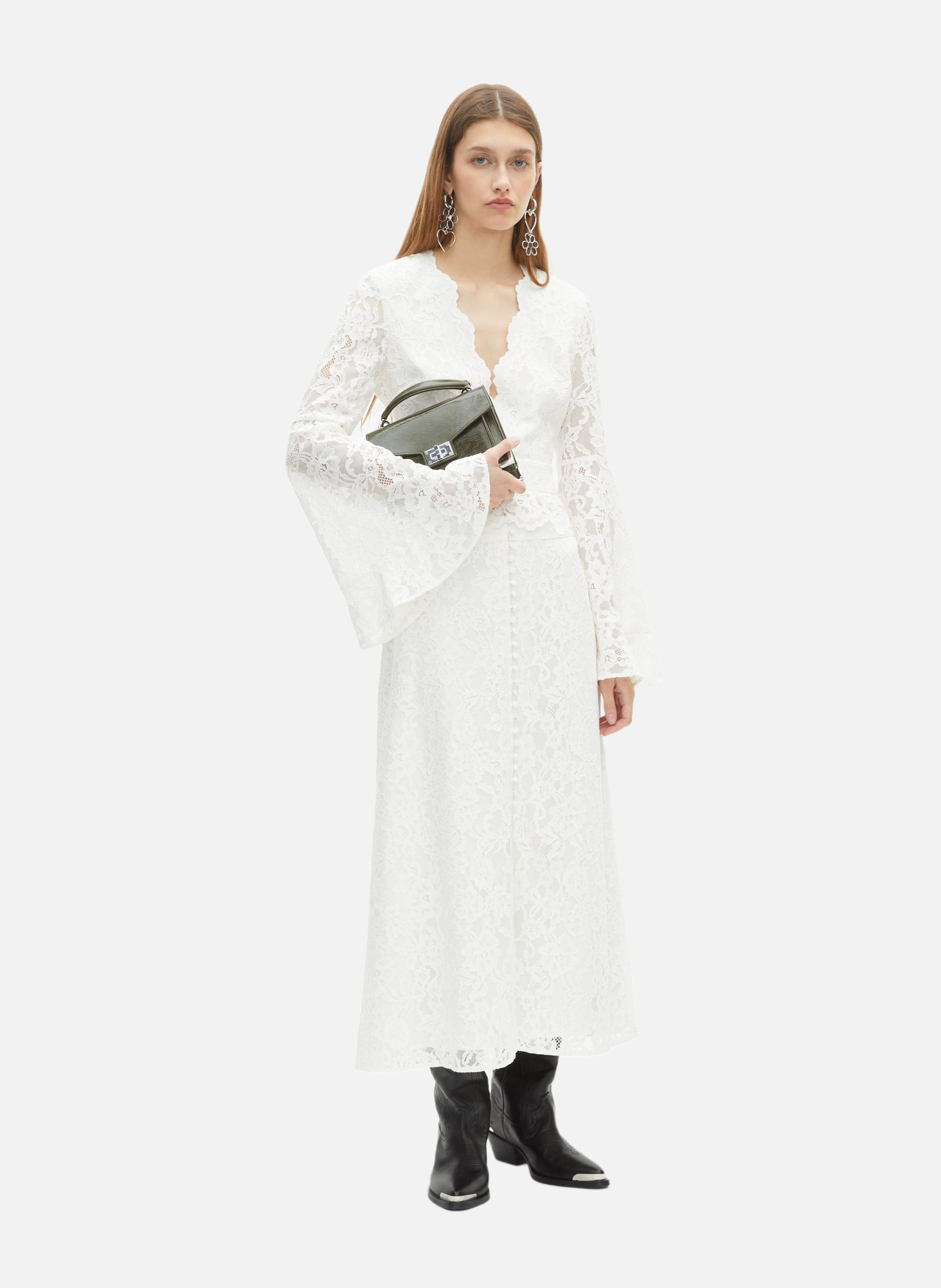 Emily small leather bag THE KOOPLES Green