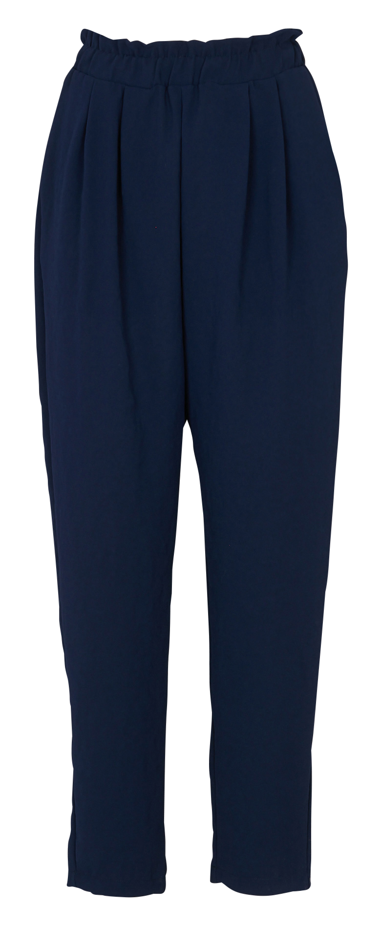 Pantalon sarouel uni élastiqué COTELAC Bleu