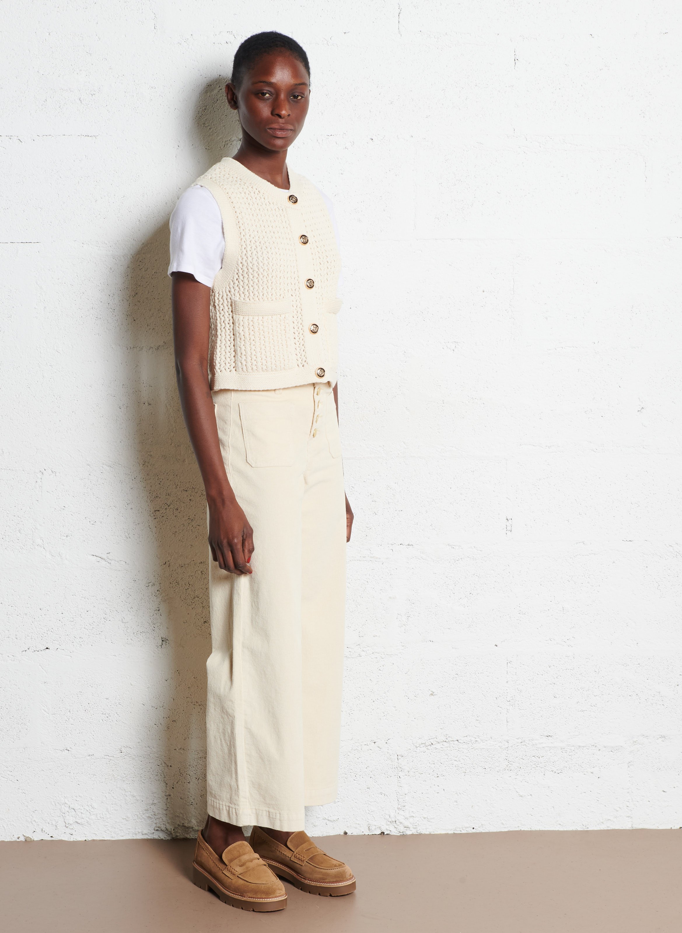 Mocassins en cuir MELLOW YELLOW Beige