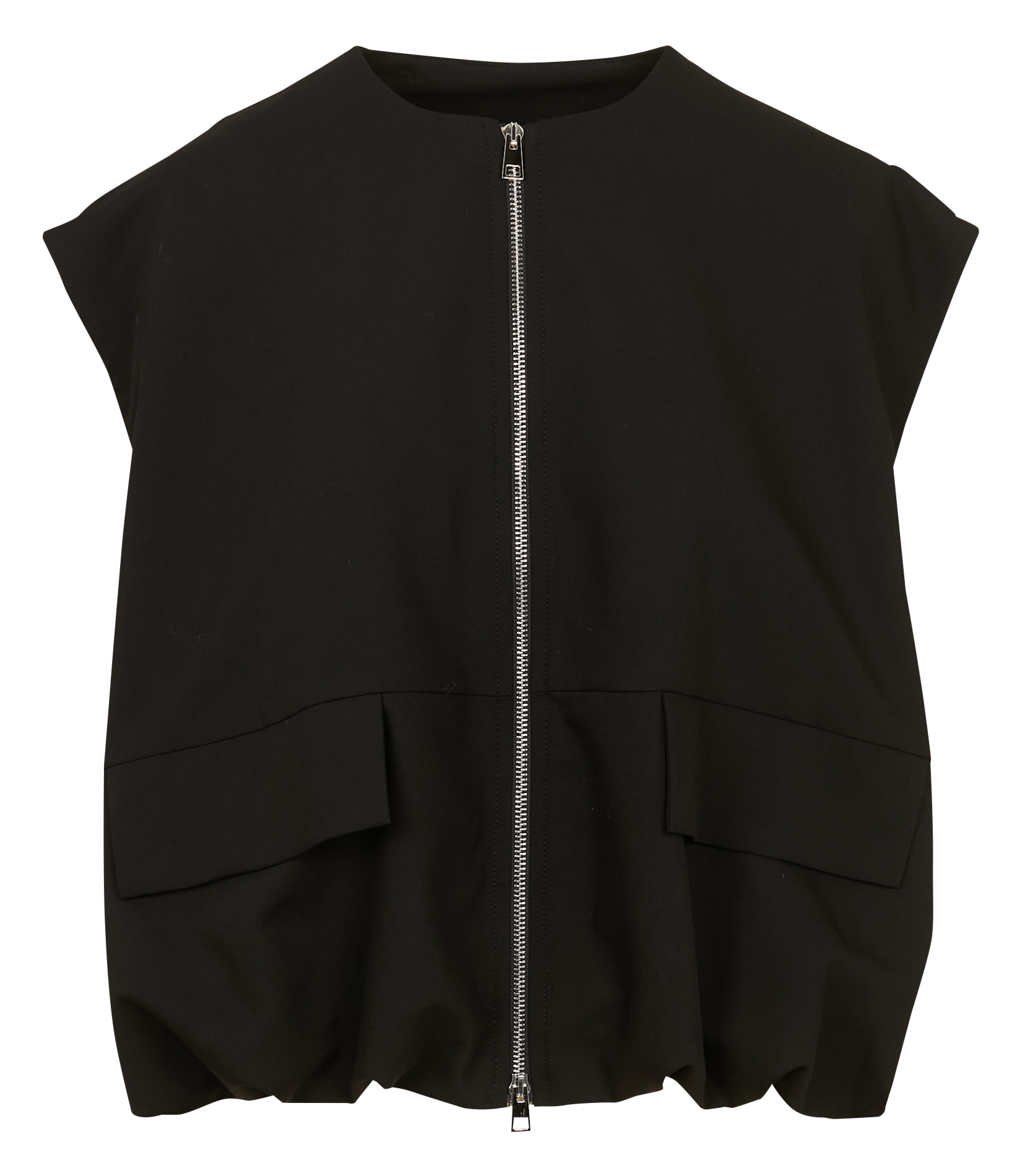 Gilet oversize col rond IMPERIAL Noir