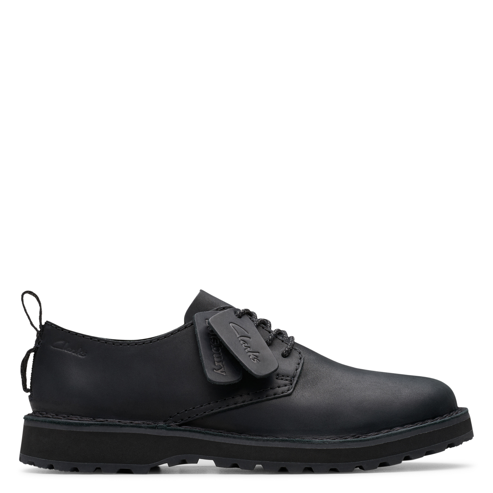 Arthus leather Derby shoes  CLARKS Black