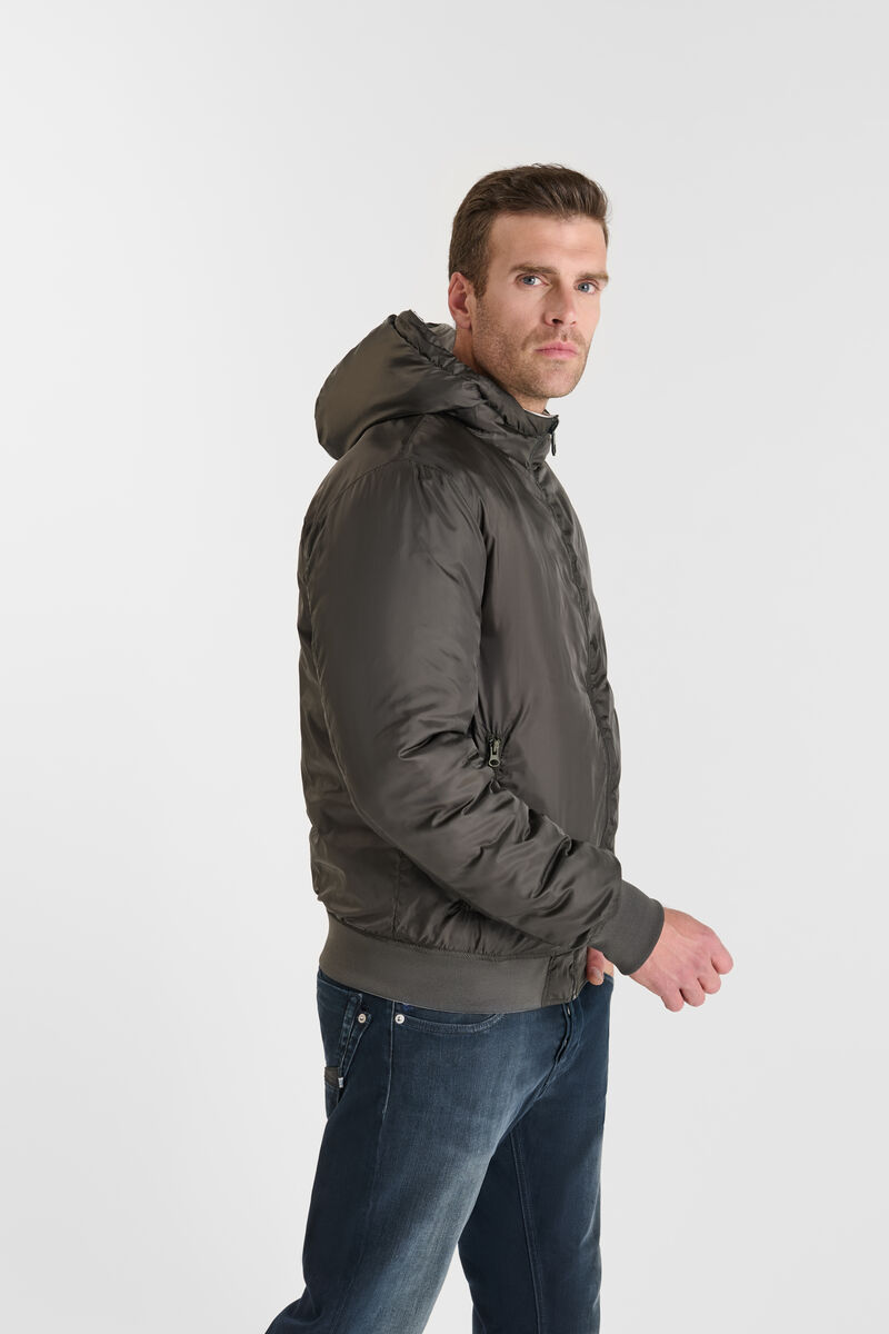 Brookvale Hoody padded jacket LE TEMPS DES CERISES Grey