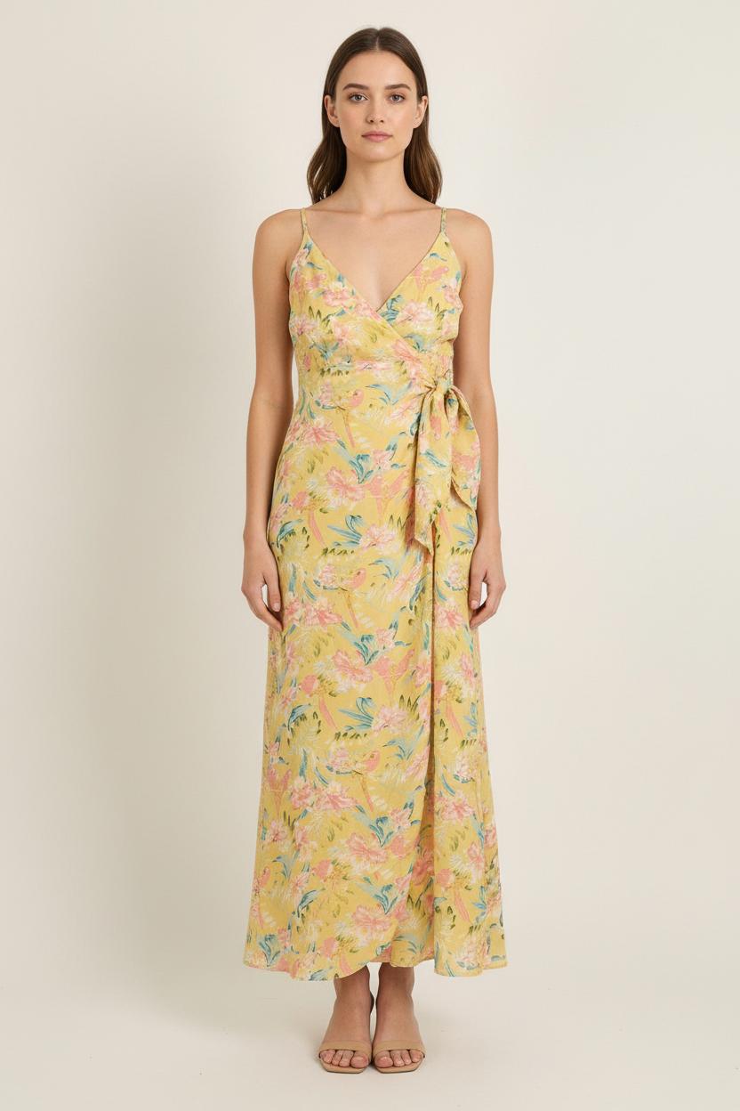Long dress LOUISE MISHA - Seconde Main Yellow