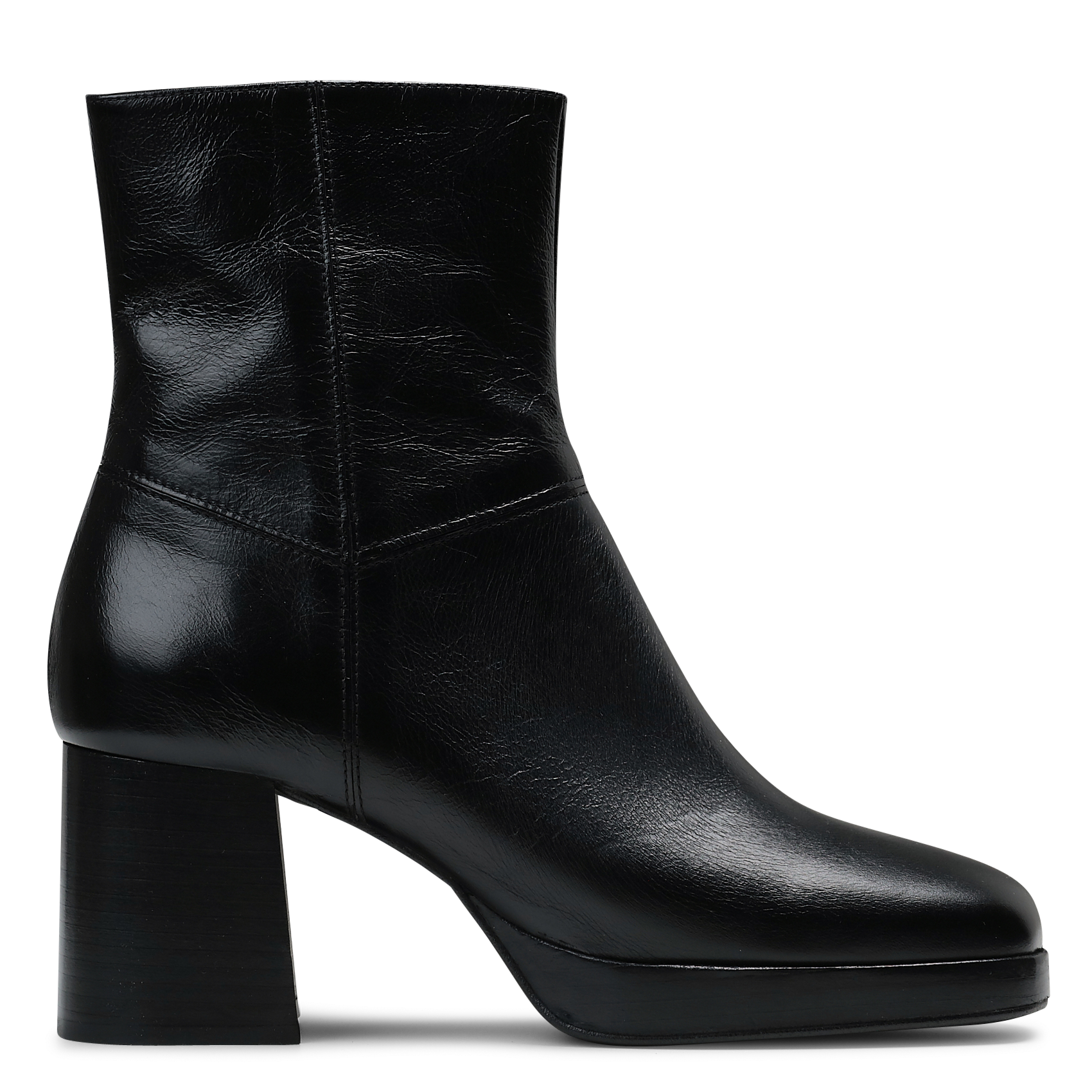 Boots van lakleer  MELLOW YELLOW Zwart