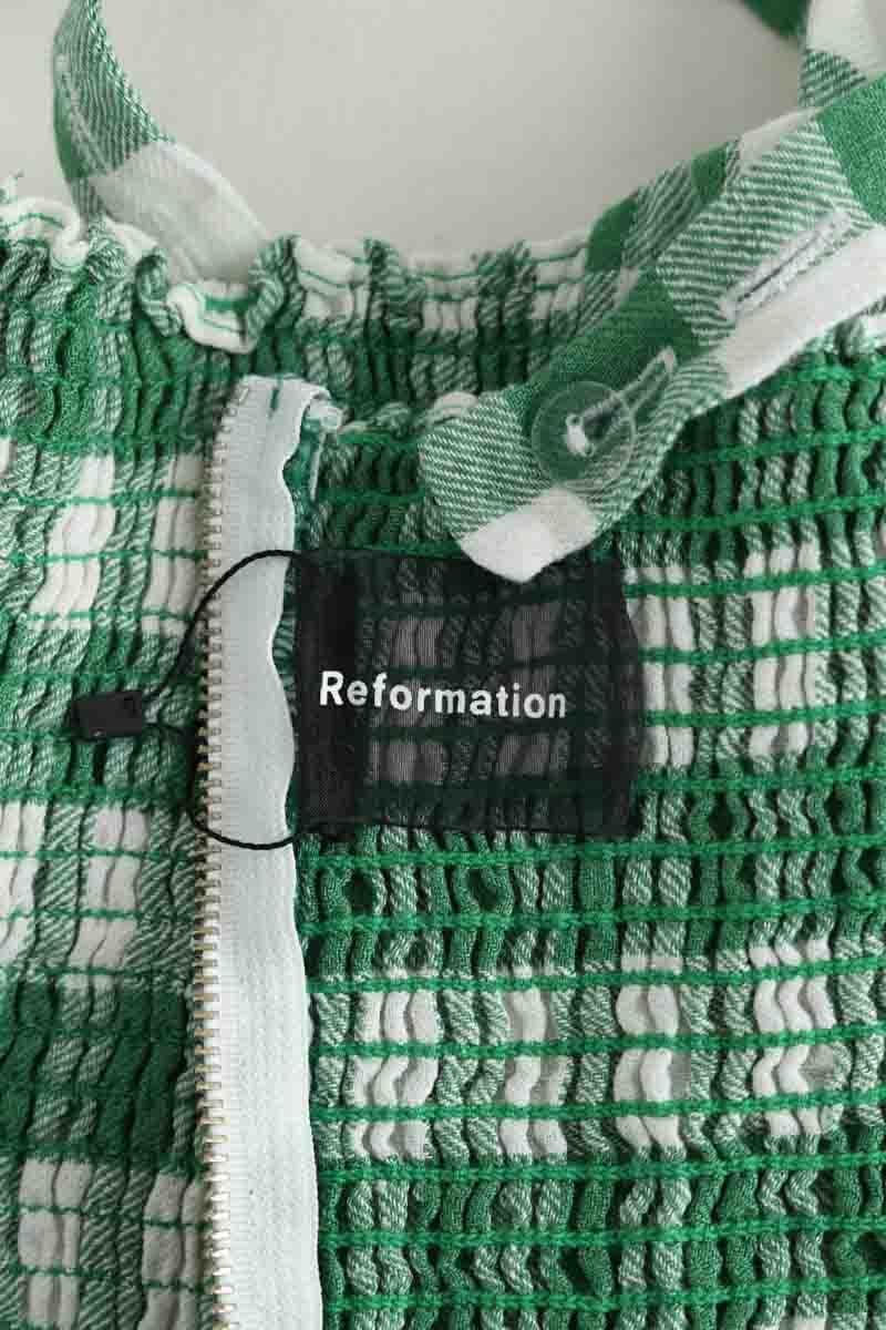 Azawood sleeveless top REFORMATION - Seconde Main Green