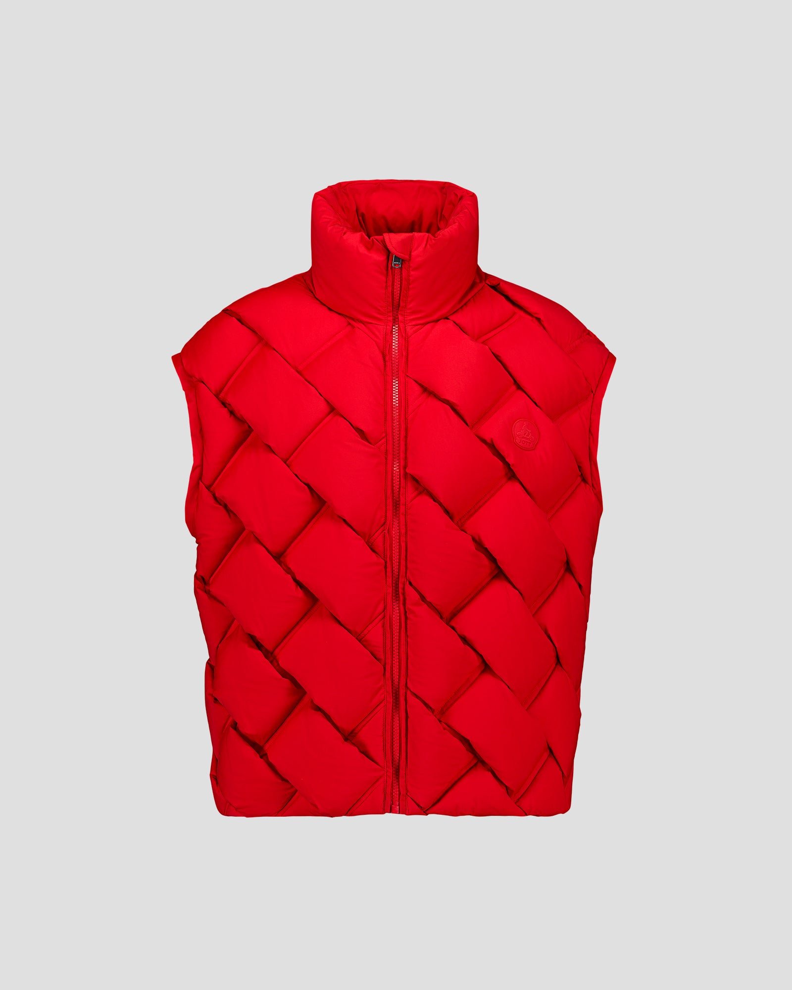 Alya quilted puffer cold weather jacket JOTT Red