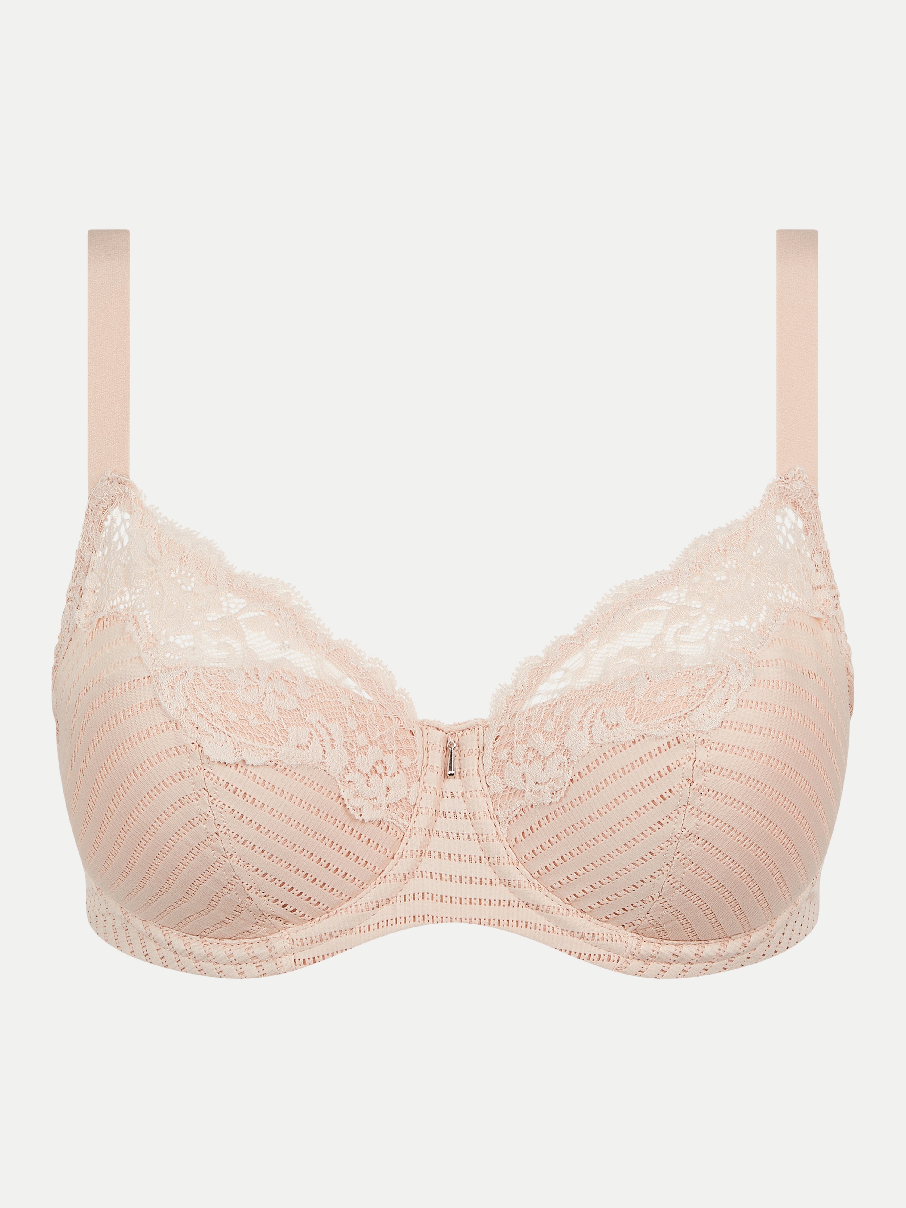 Molded lace balconette bra CHANTELLE Beige