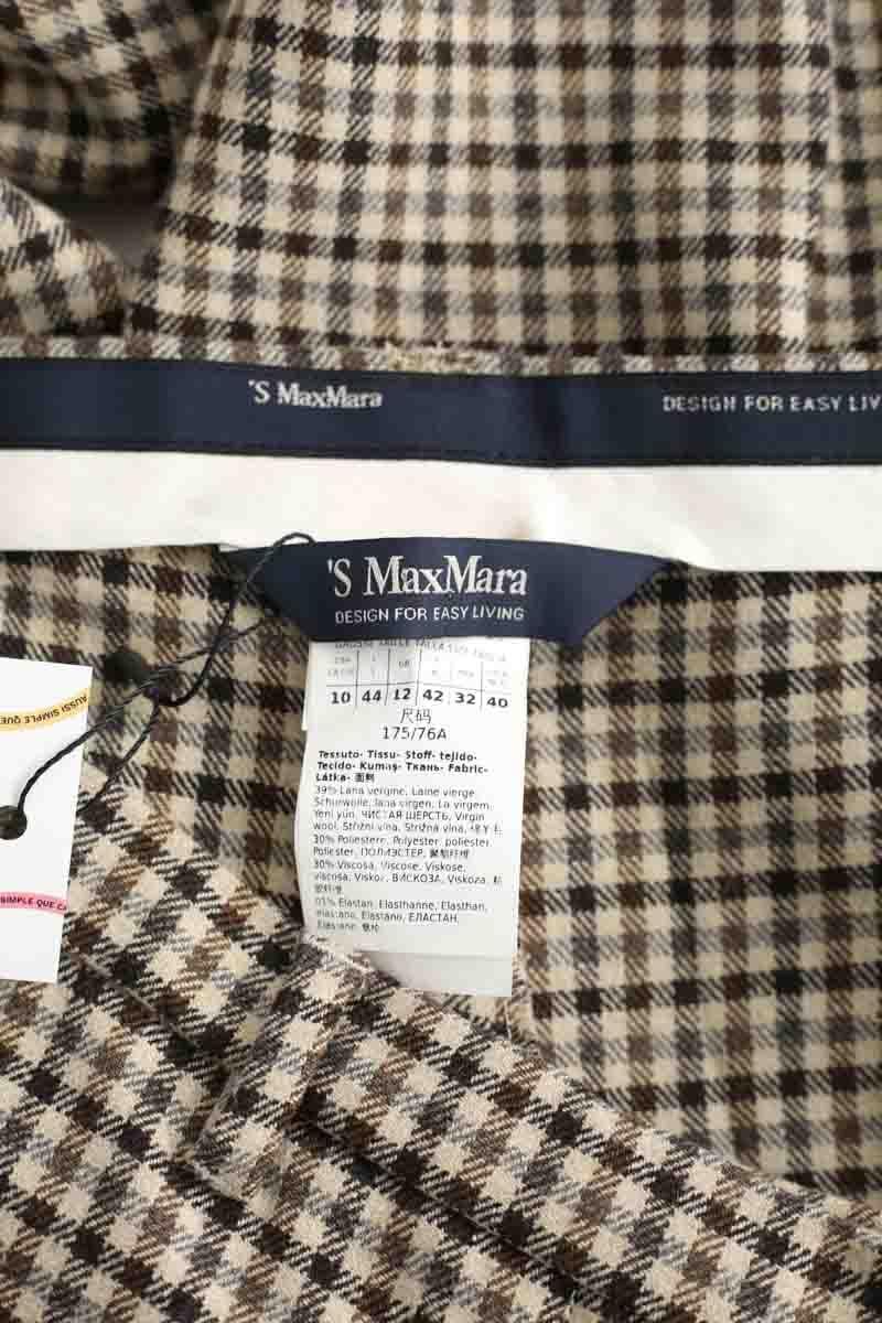 Carrot trousers MAX MARA - Seconde Main Beige