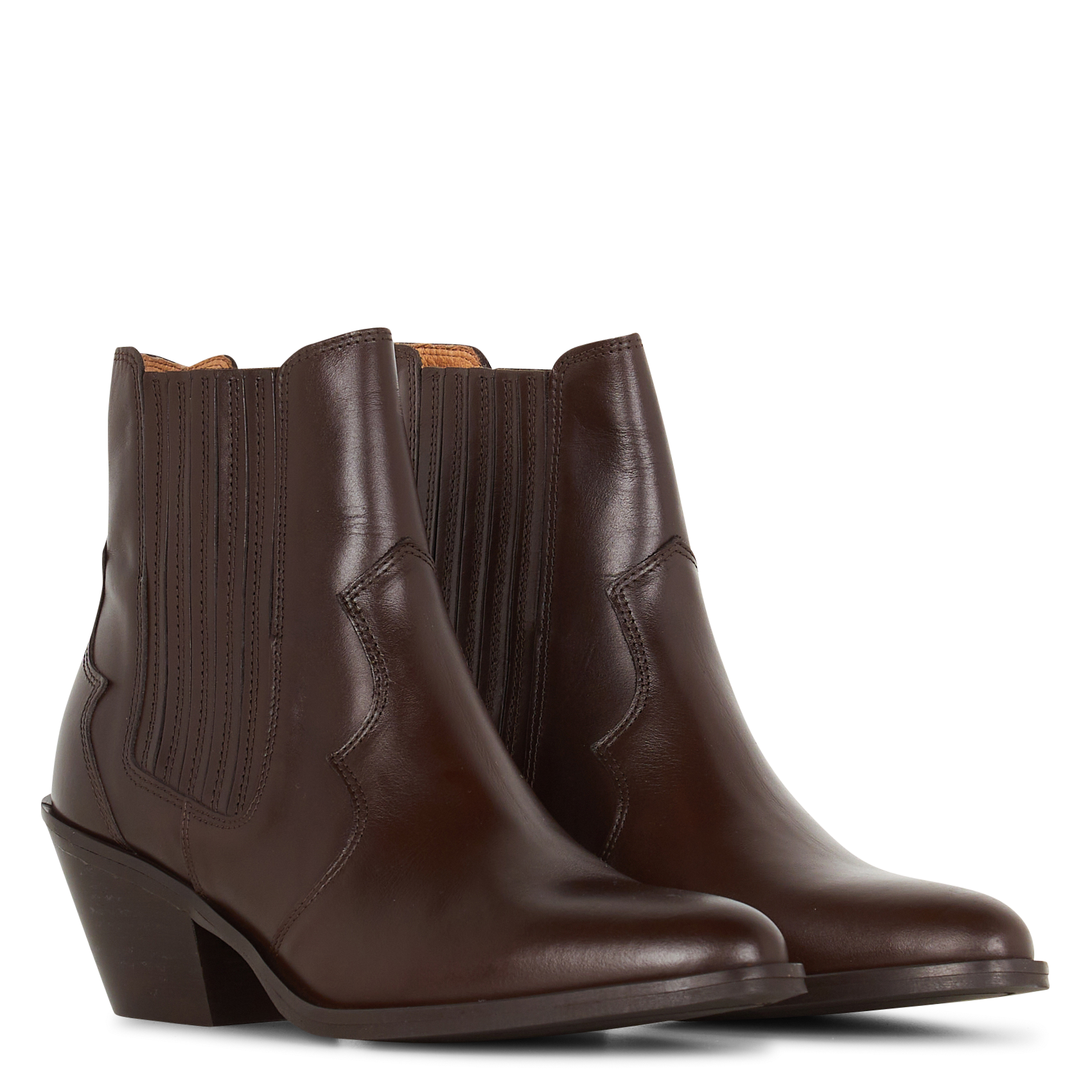 Bianca - Lederstiefeletten MELLOW YELLOW Braun