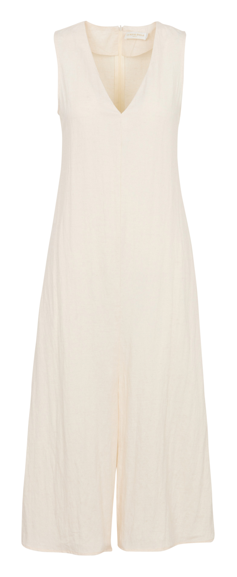 Halflange jurk met kraag LA PETITE ETOILE Wit