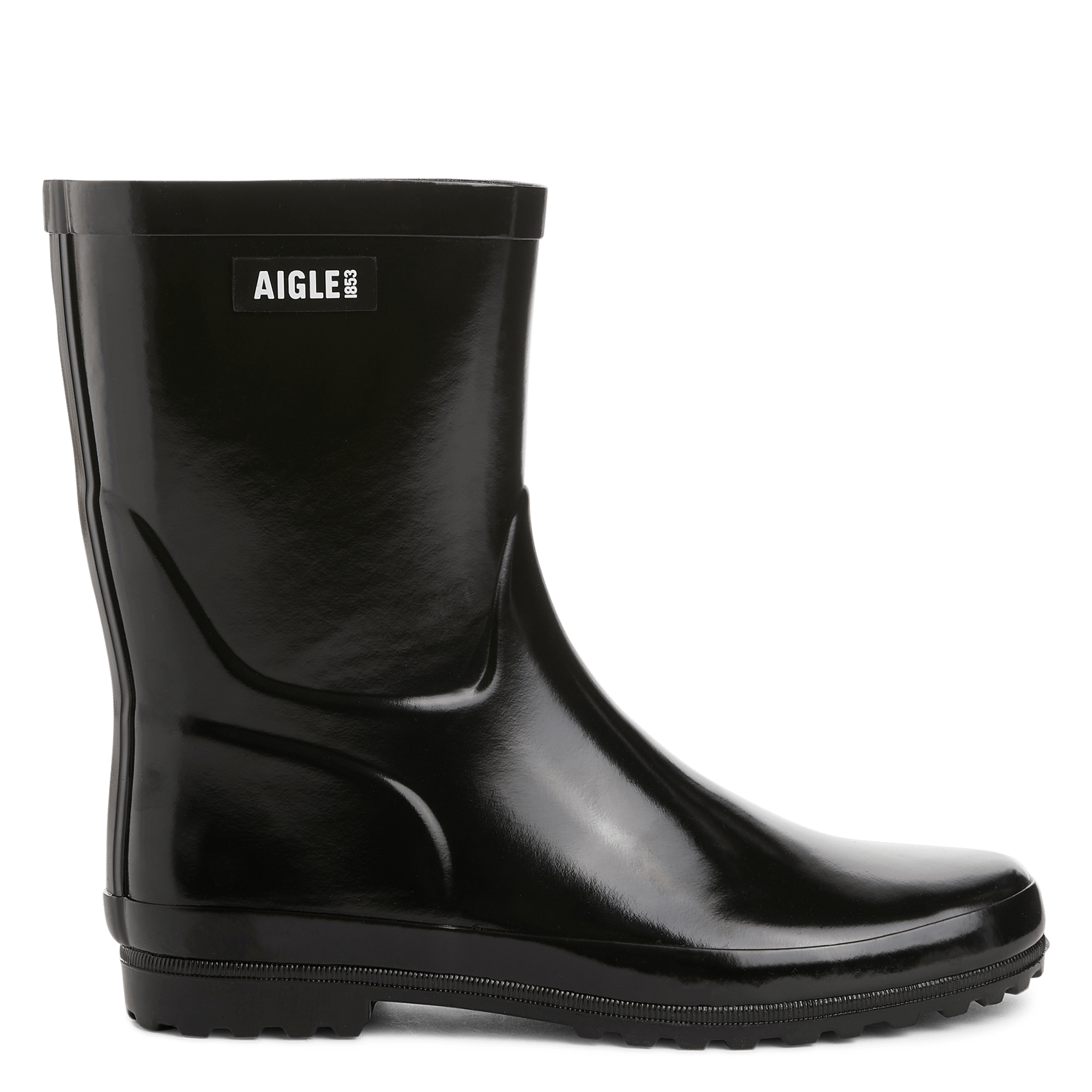 Patent rain boots AIGLE Black