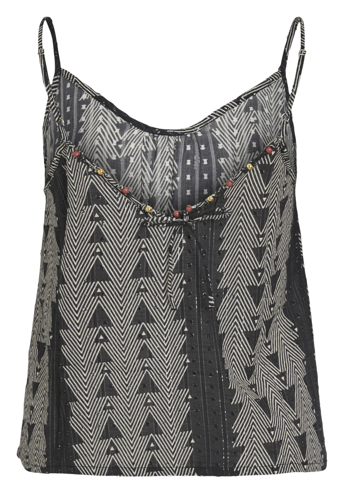 Wijd short met print VILA Zwart
