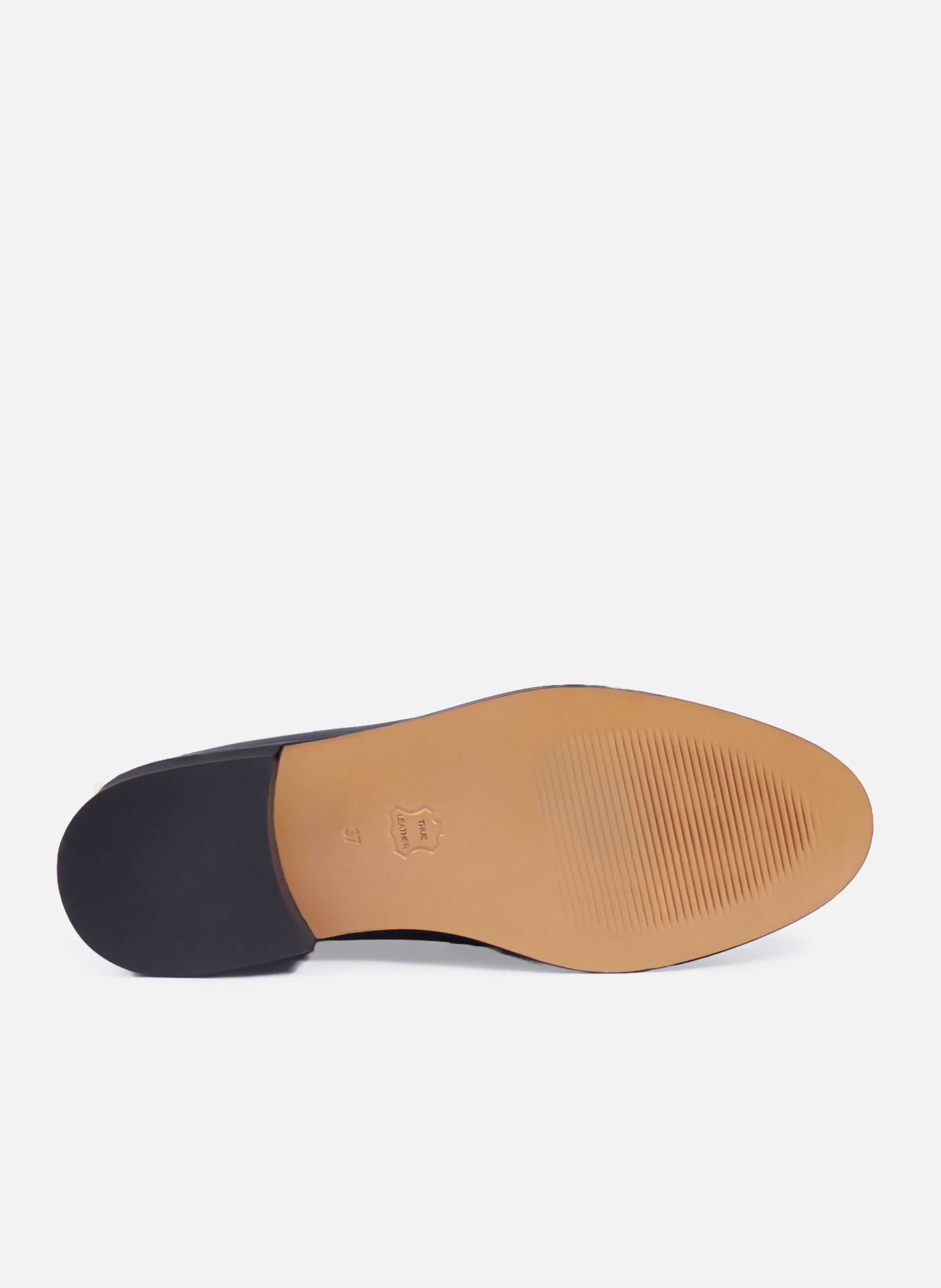 Mocassins cuir clouté JULES & JENN Noir