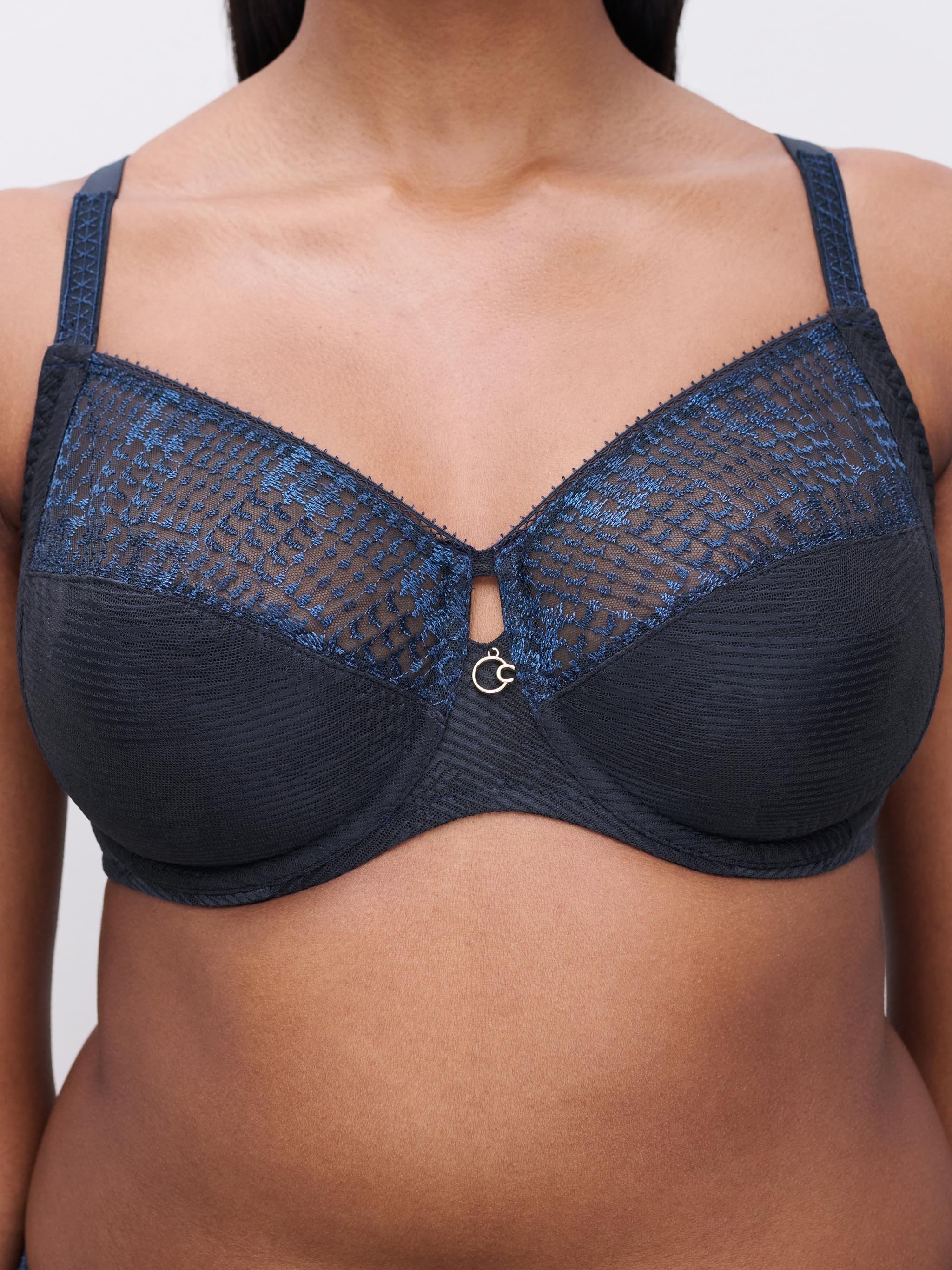 Full-cup bra CHANTELLE Blue