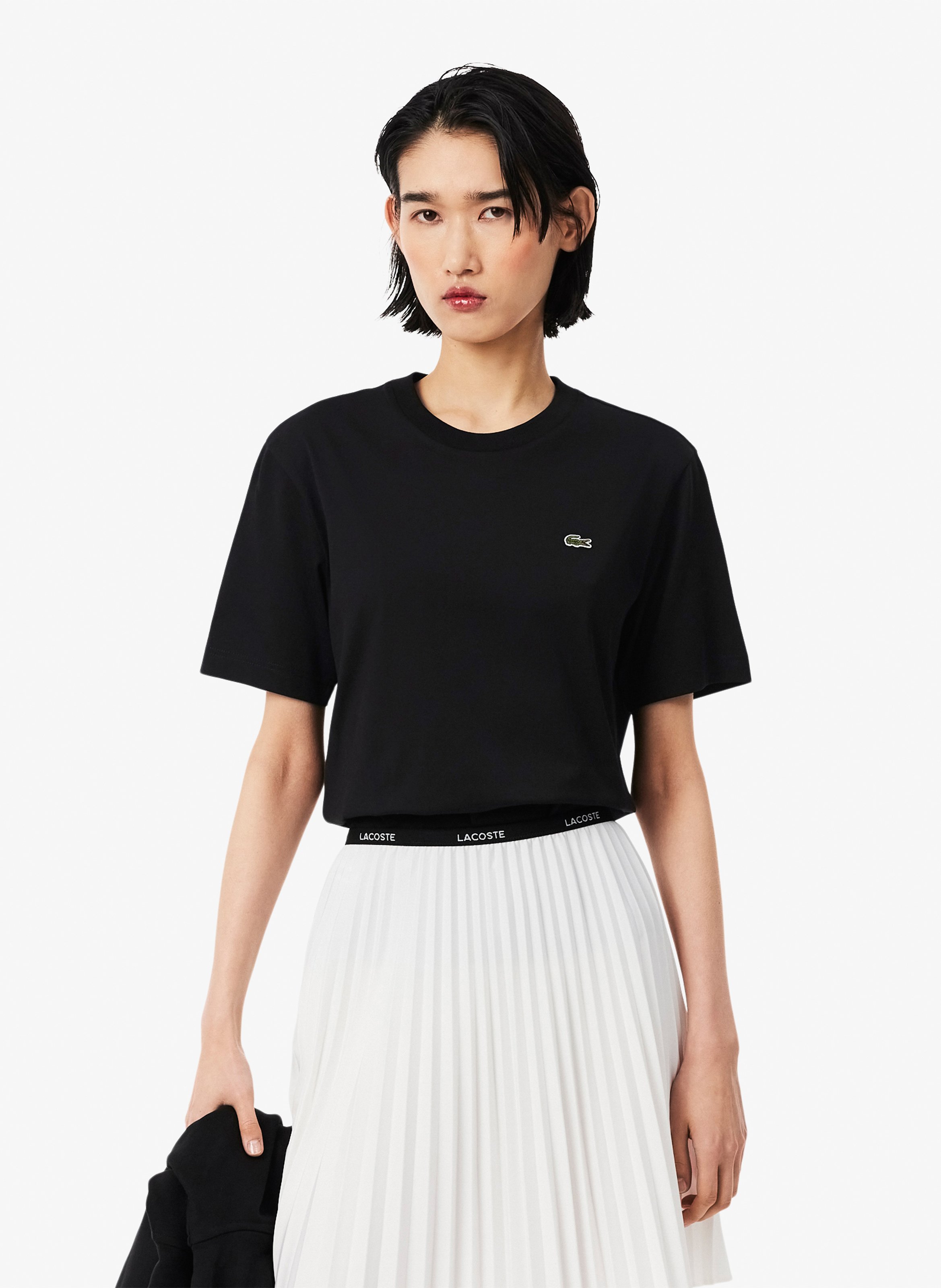 Tee-shirt manches courtes en coton LACOSTE
