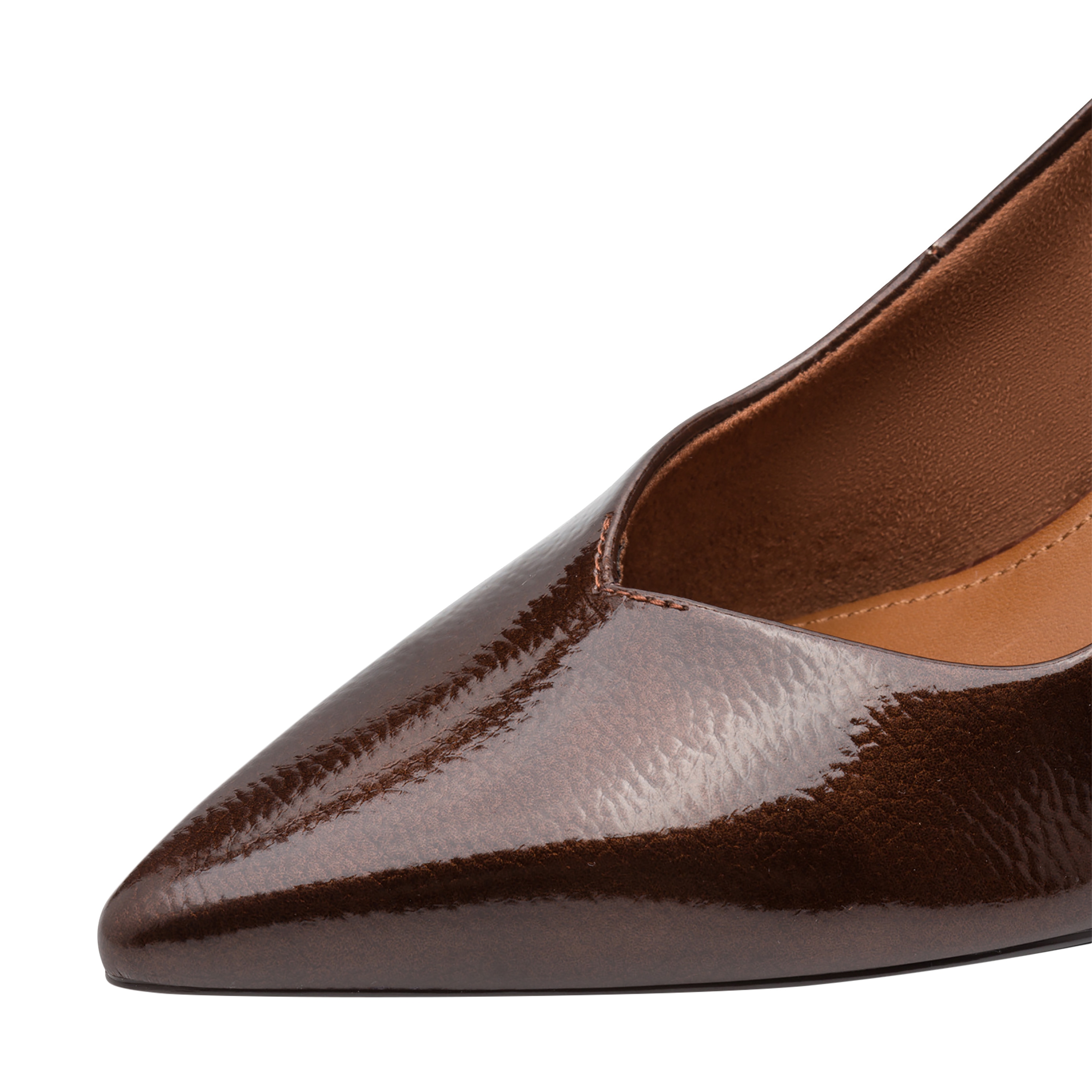 Slip-on heel pumps TAMARIS Brown