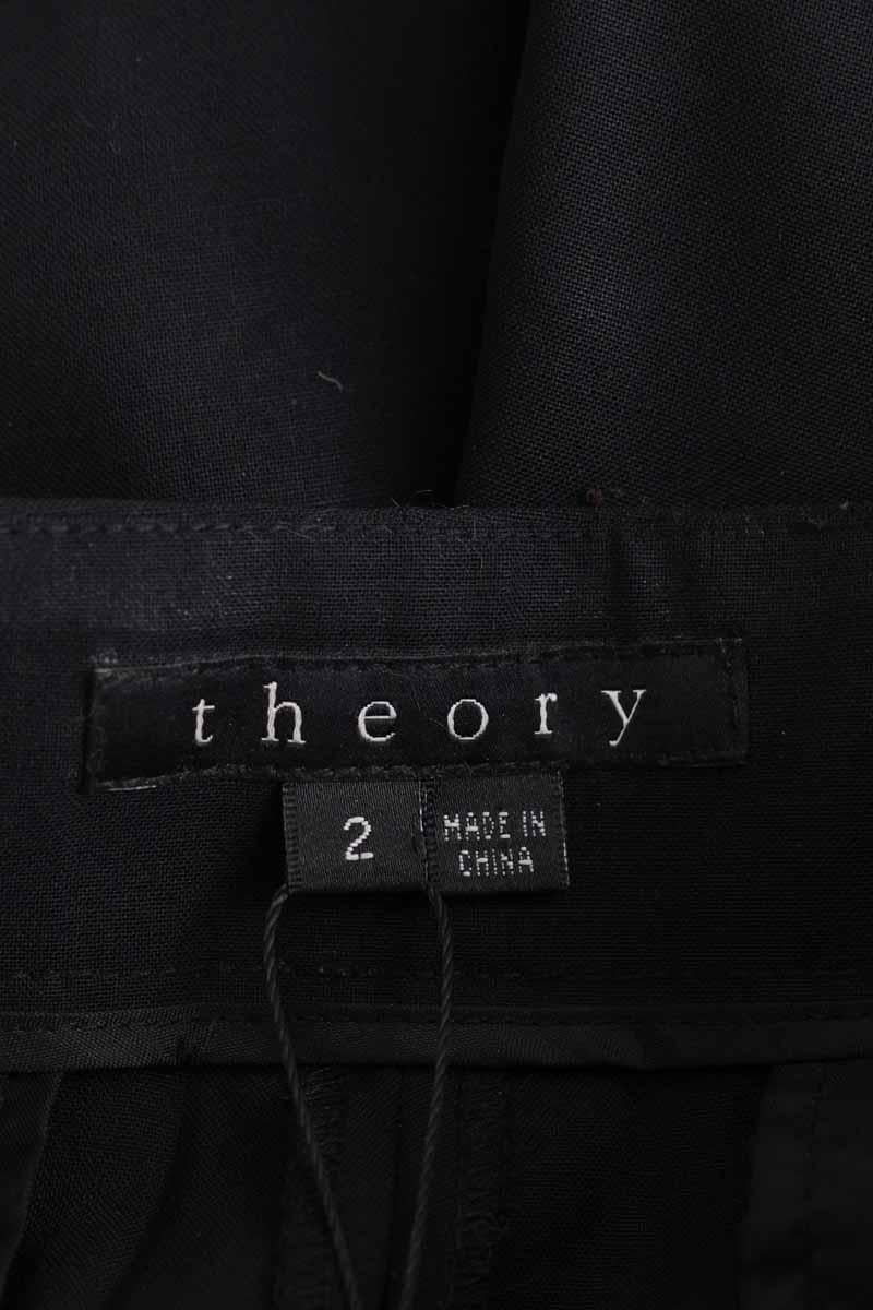 Straight-leg pants THEORY - Seconde Main Black