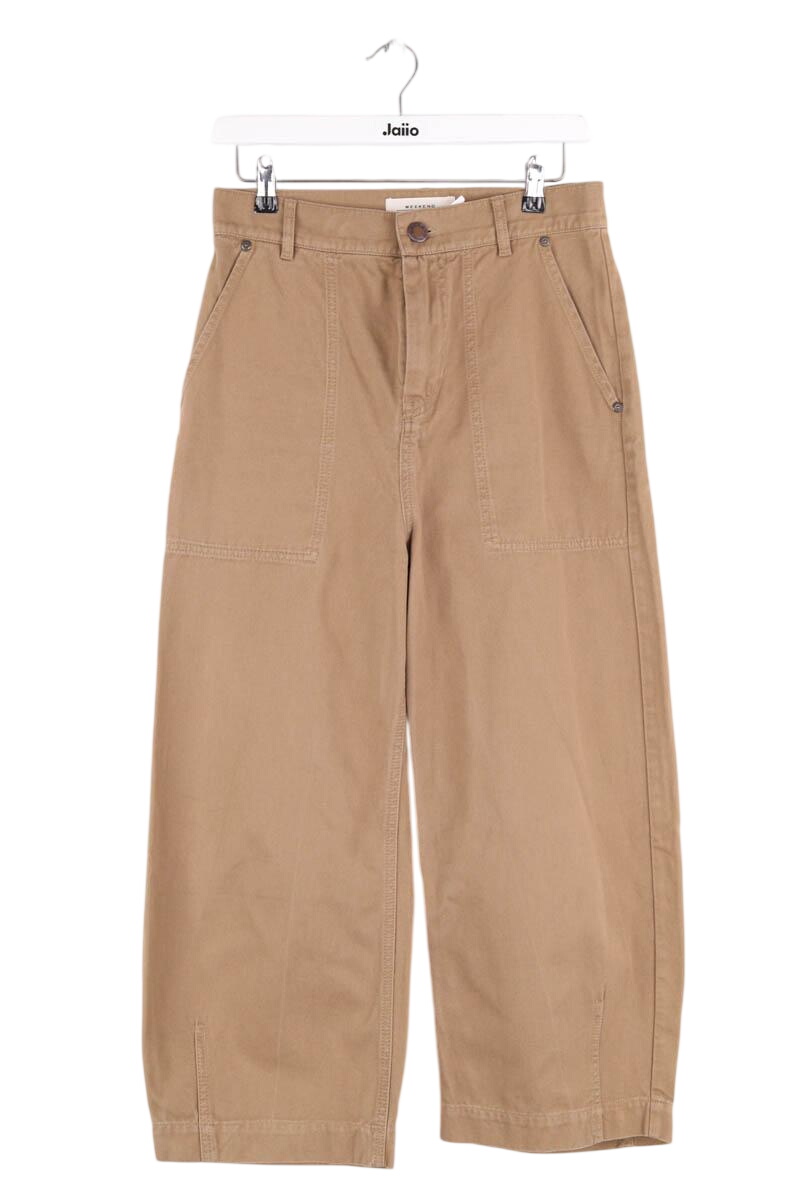 Wide-leg jeans MAX MARA - Seconde Main Beige