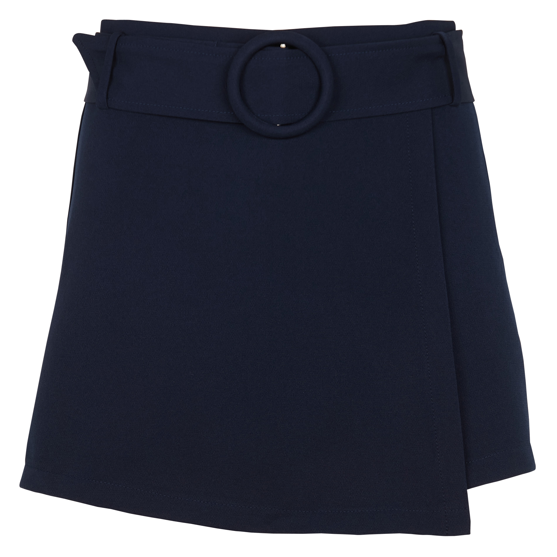 Asymmetrische skort Blauw
